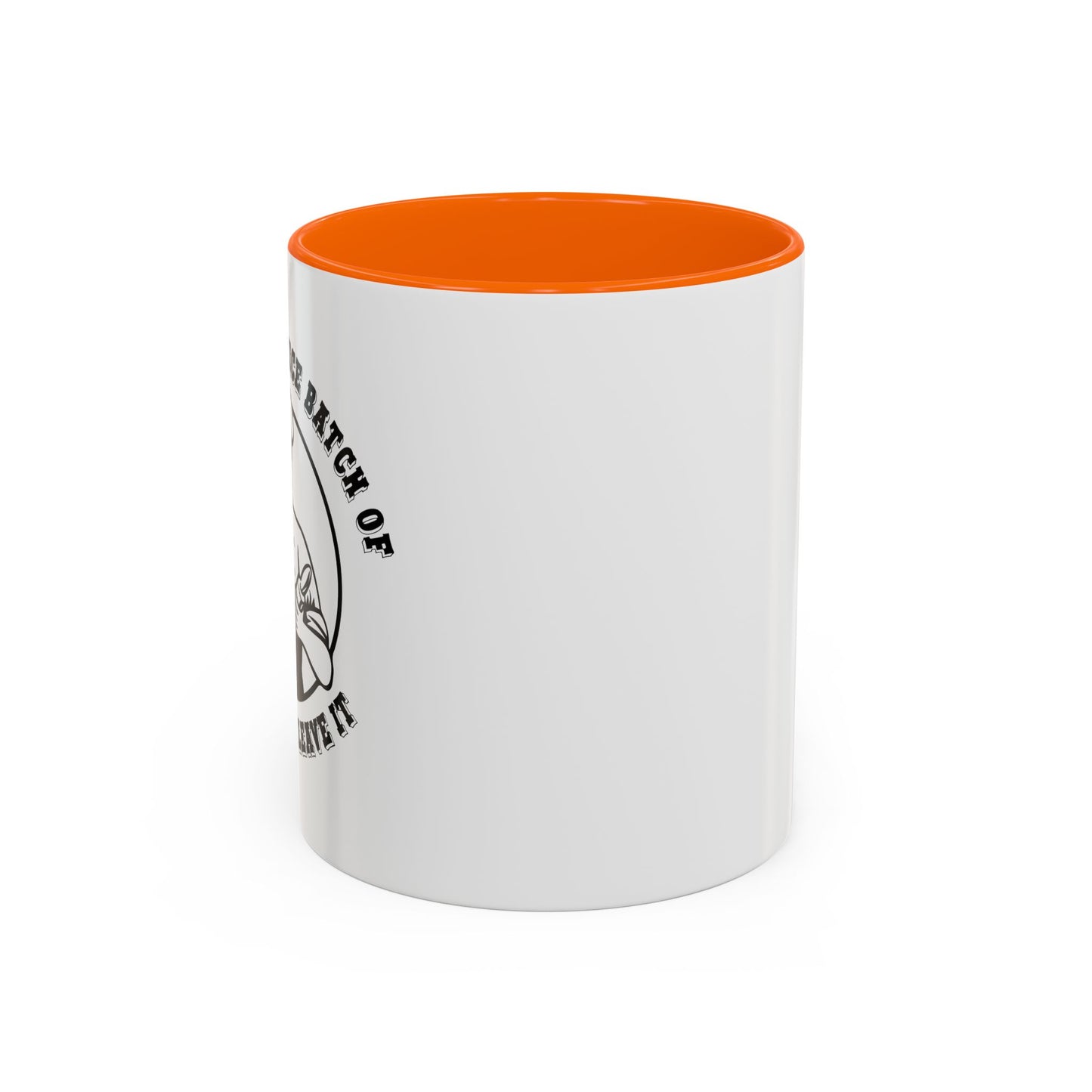 TAKE IT OR LEAVE IT Accent BiColor Funny Sarcastic Mug