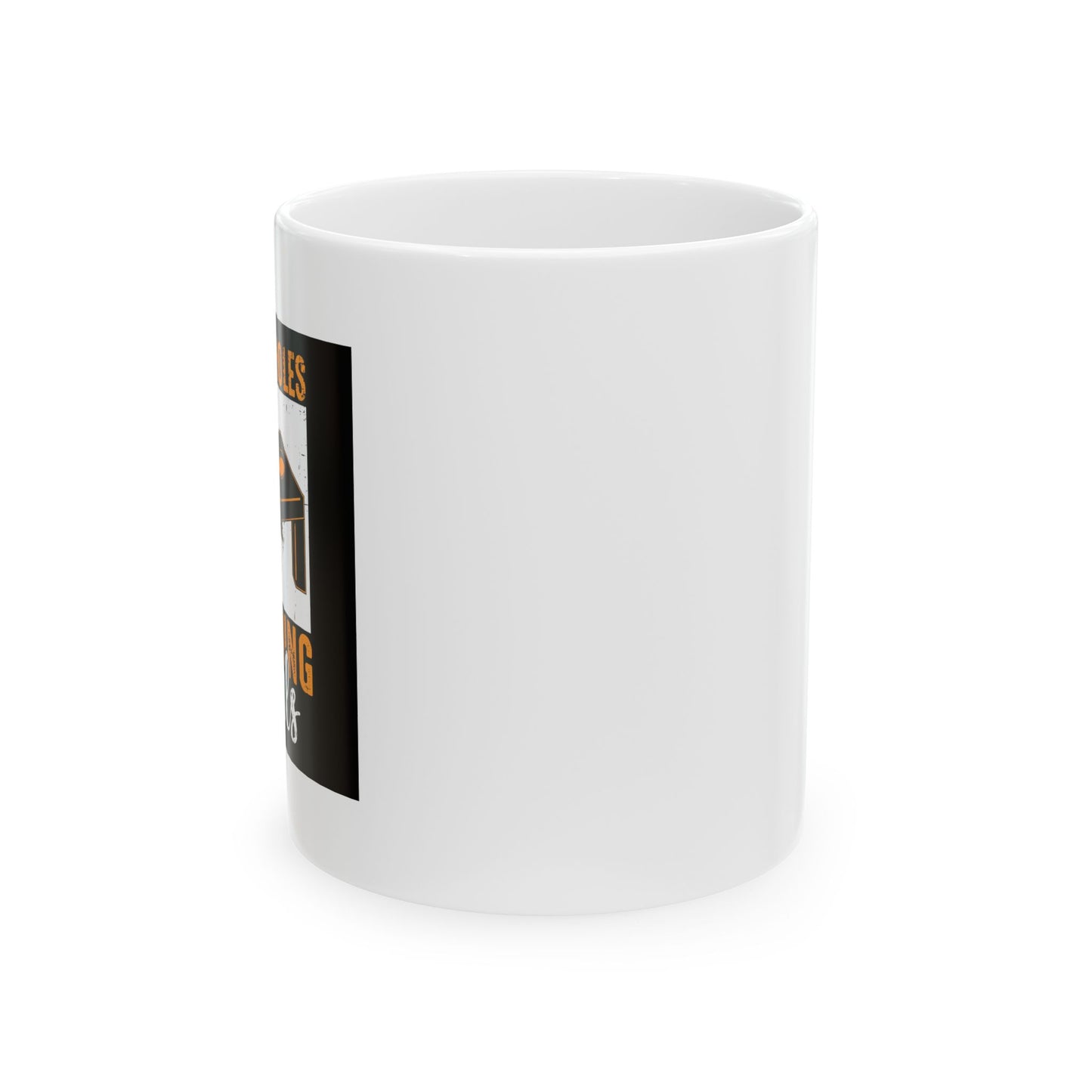 HITTING HOLES CRUSHING SOULS FUNNY SARCASTIC WHITE MUG