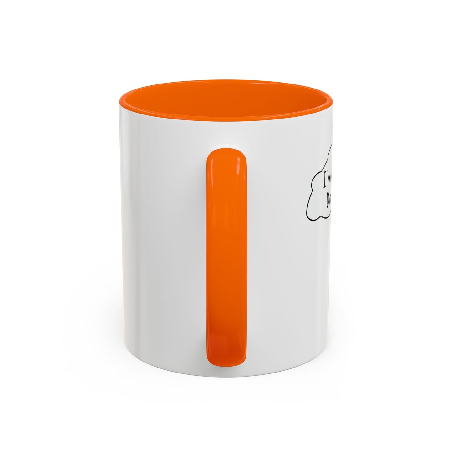 I'M A LITTLE DOOR KEY Accent BiColor Funny Sarcastic Mug