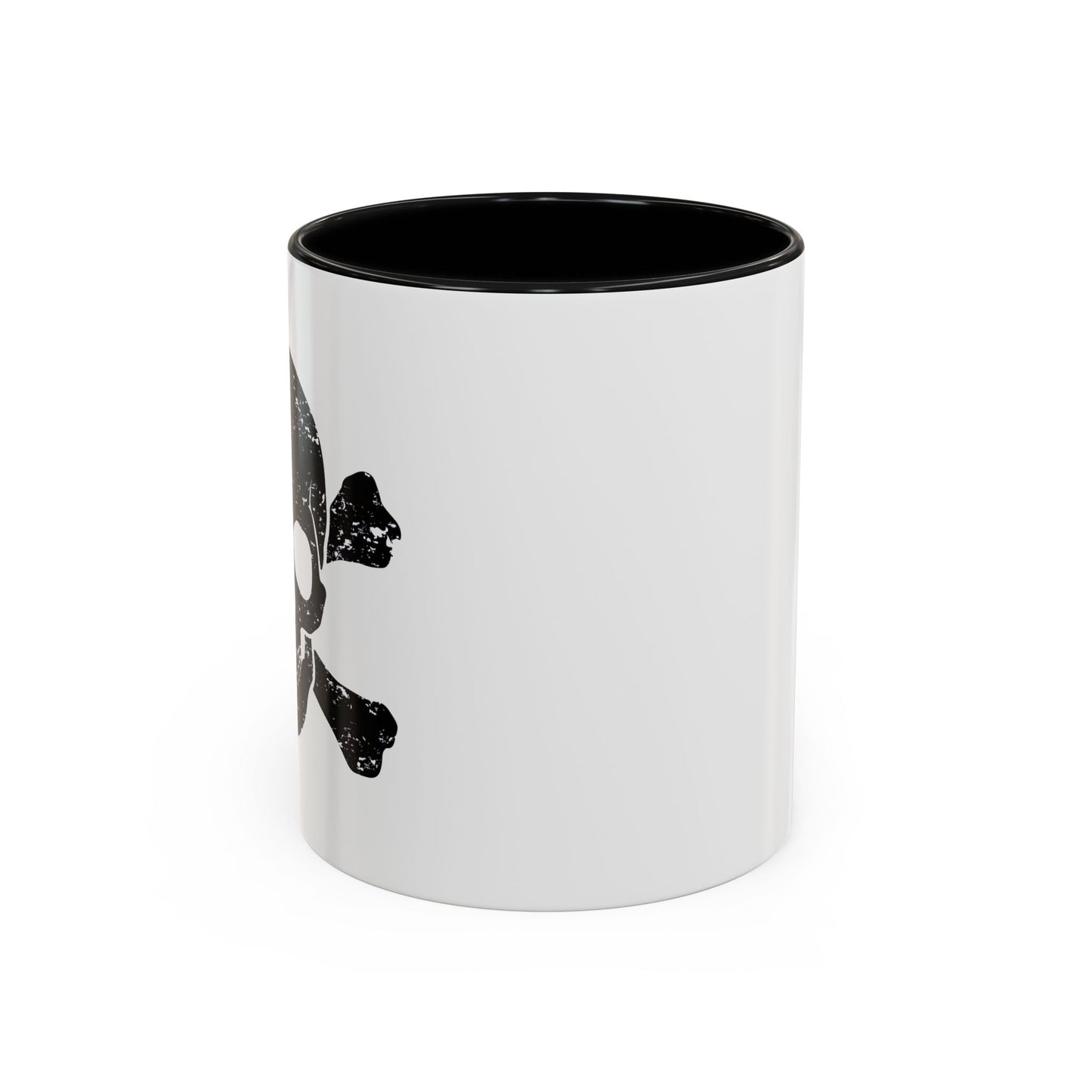 SKULL HEAD BONES Accent BiColor Funny Sarcastic Mug