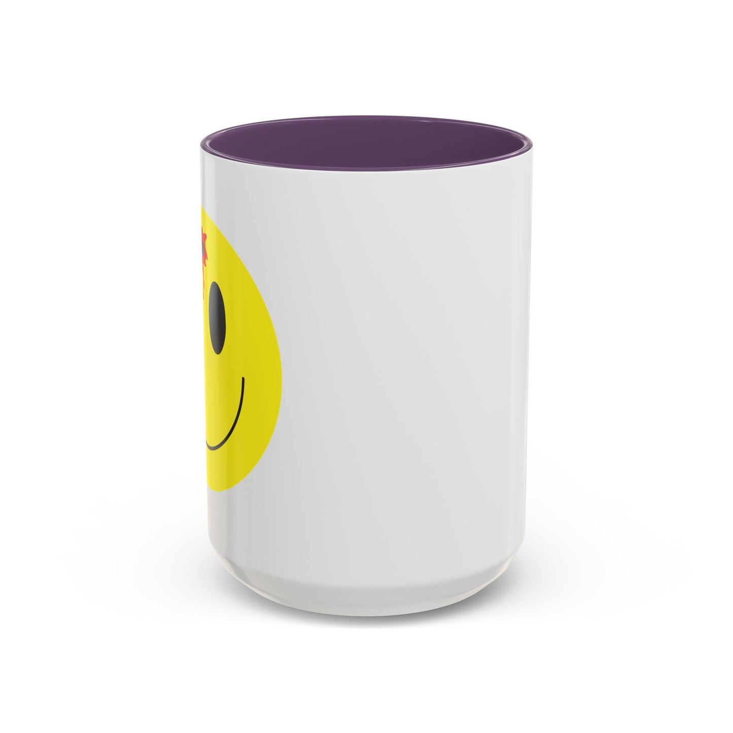 DEADSHOT HAPPY FACE Accent BiColor Funny Sarcastic Mug