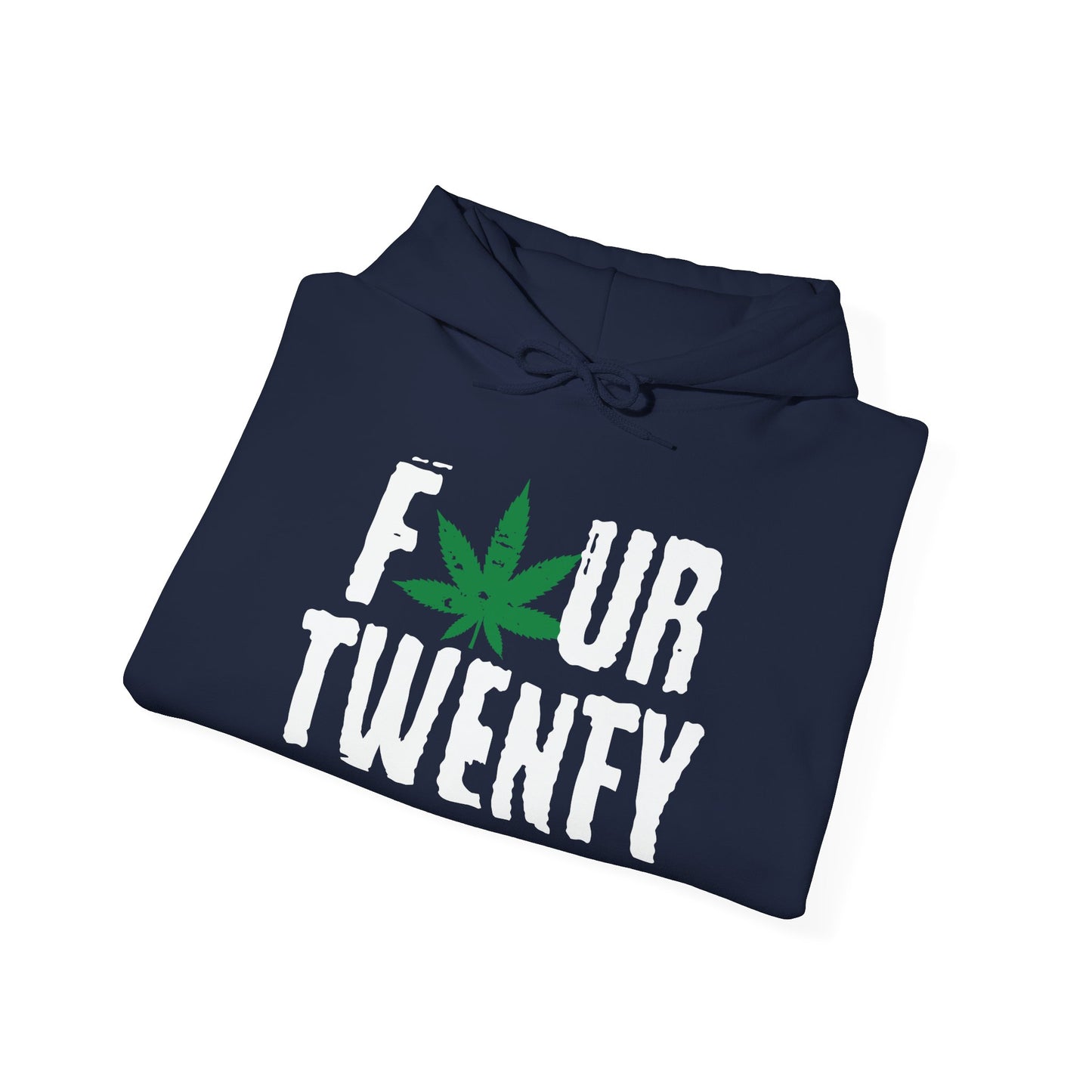 FOUR TWENTY - Premium Unisex Funny Sarcastic Black Hoodie Sweatshirt