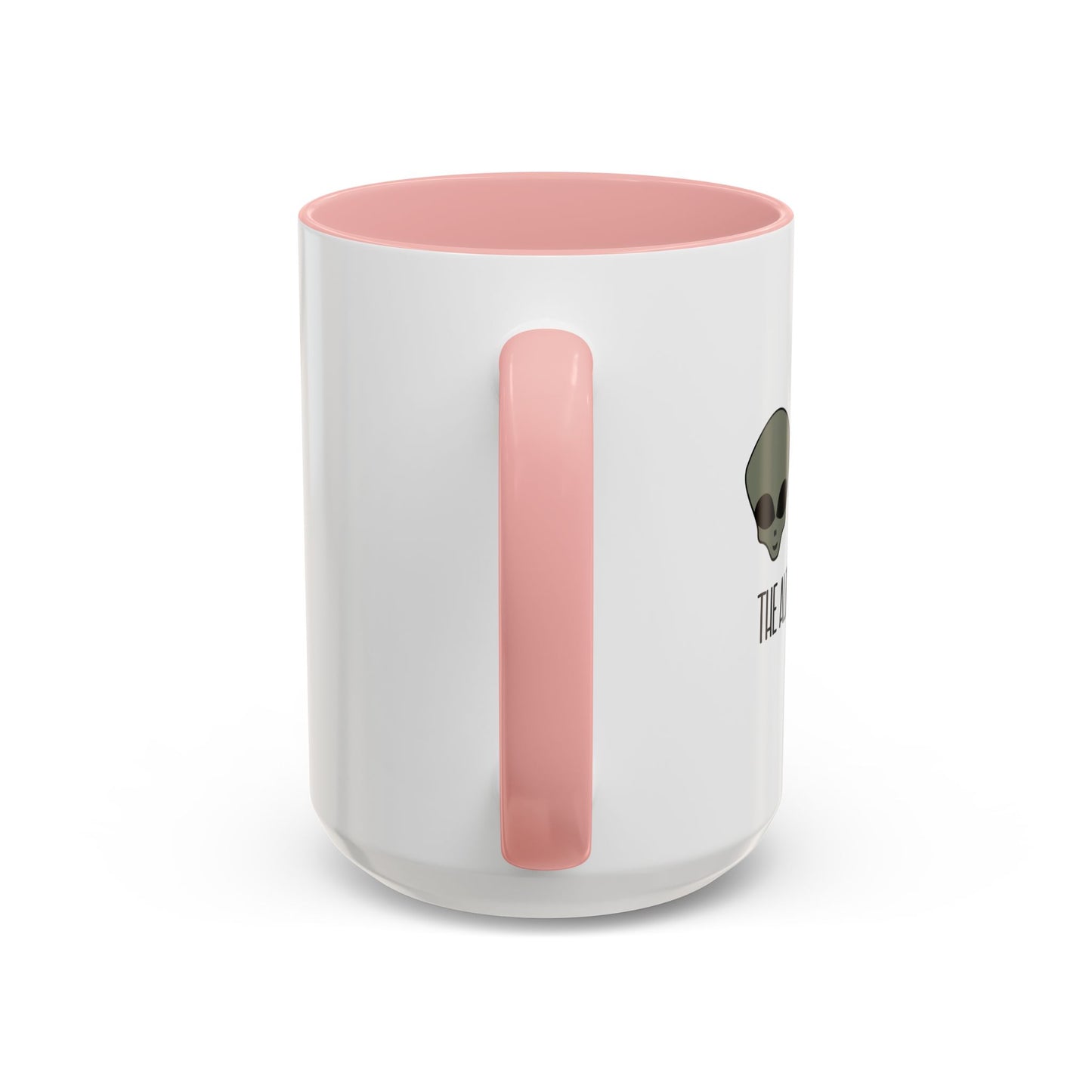 THE ALIENS MADE ME DO IT Accent BiColor Funny Sarcastic Mug