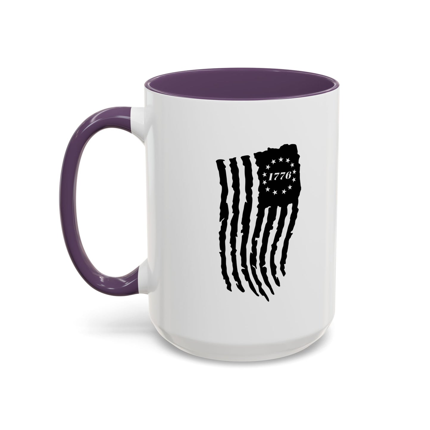 1776 BETSY FLAG Accent BiColor Funny Sarcastic Mug