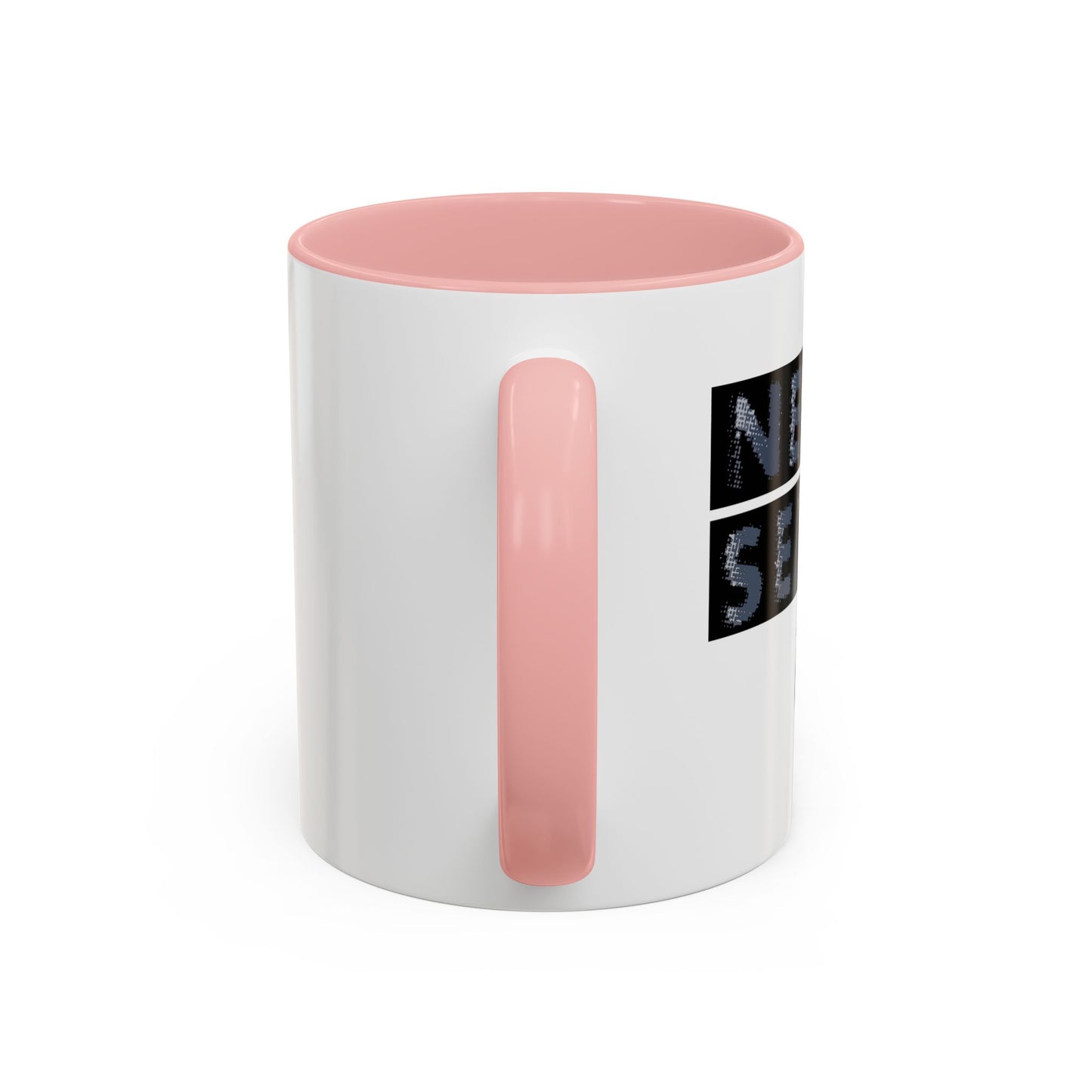 NEVER SETTLE Accent BiColor Funny Sarcastic Mug