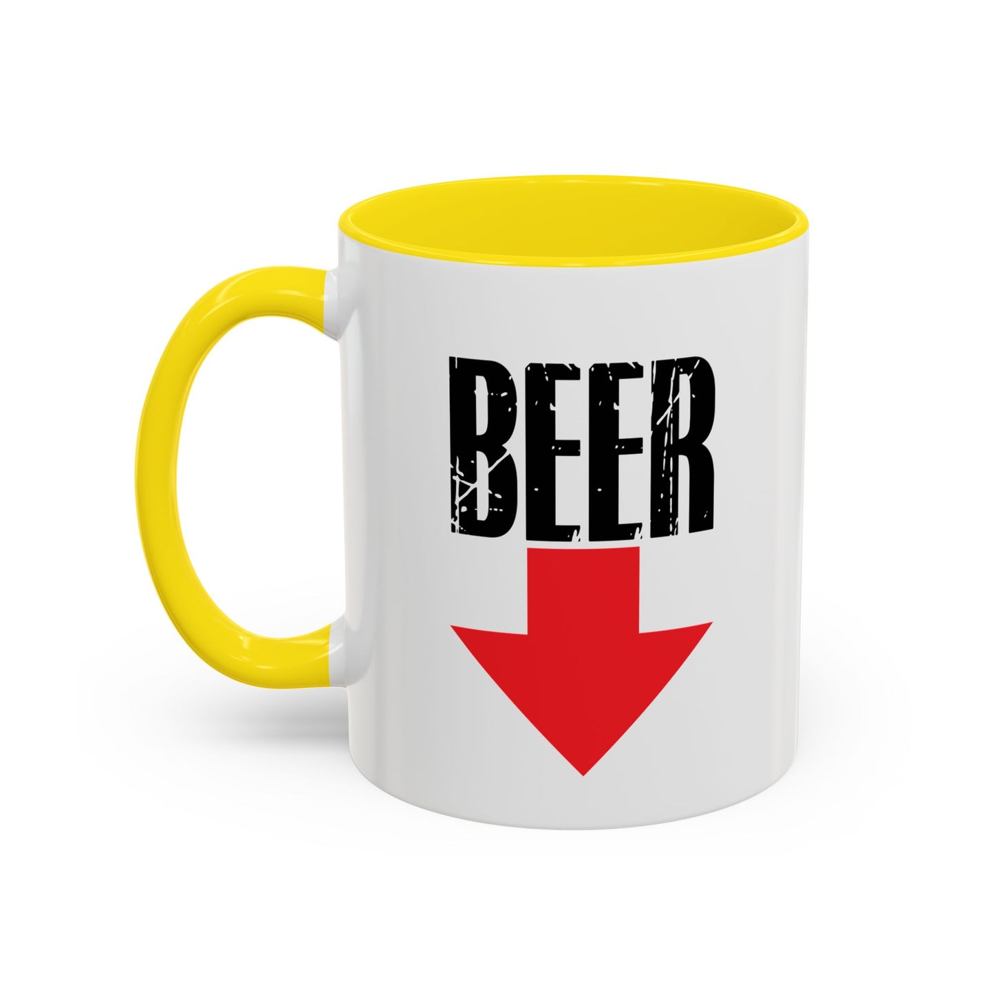 BEER Accent BiColor Funny Sarcastic Mug