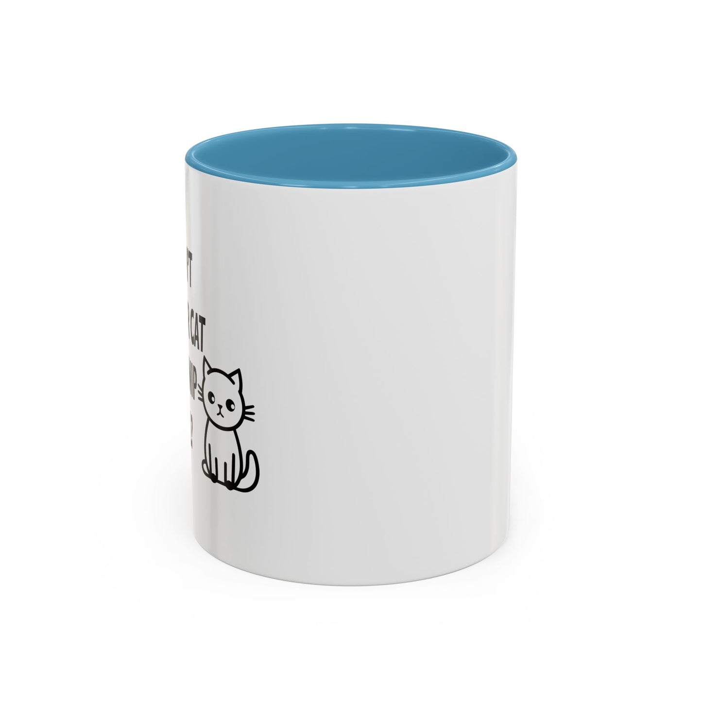 CATNIP PROBLEM Accent BiColor Funny Sarcastic Mug