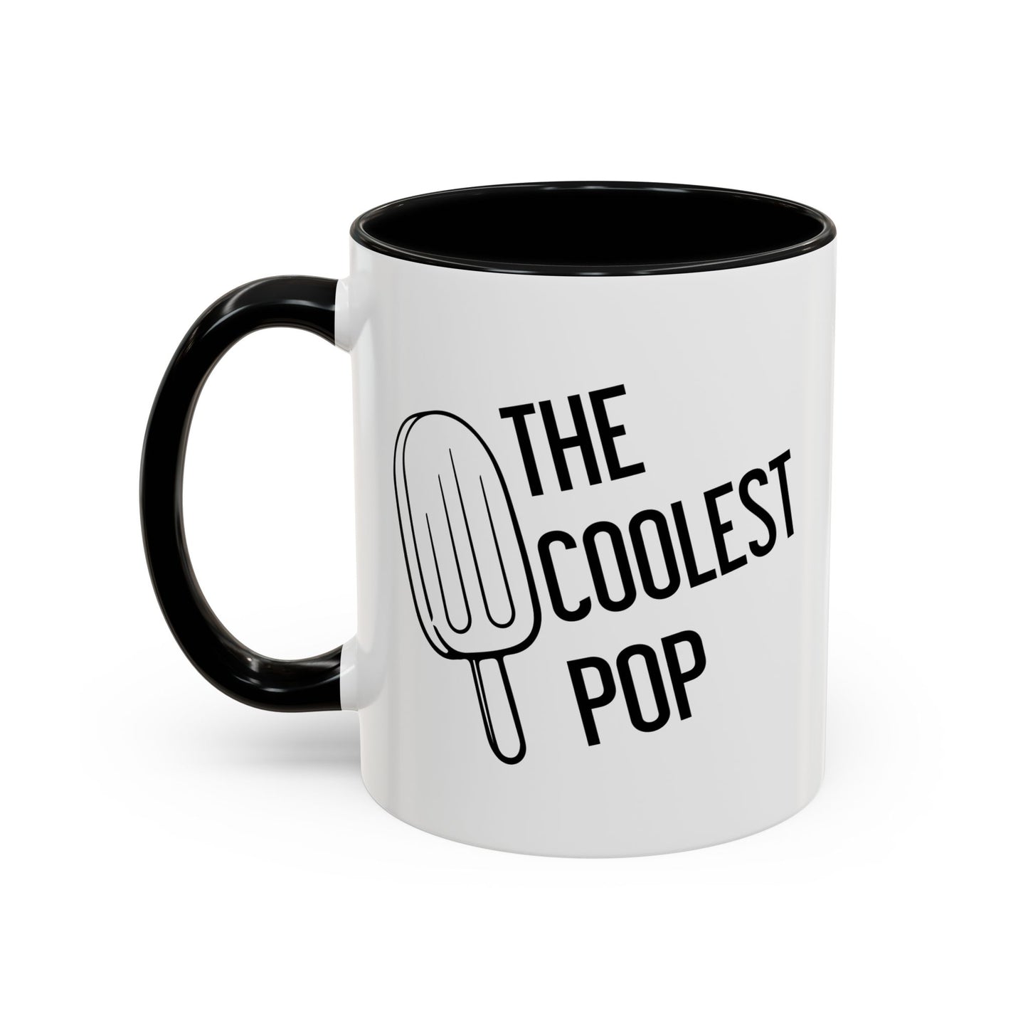 THE COOLEST POP Accent BiColor Funny Sarcastic Mug