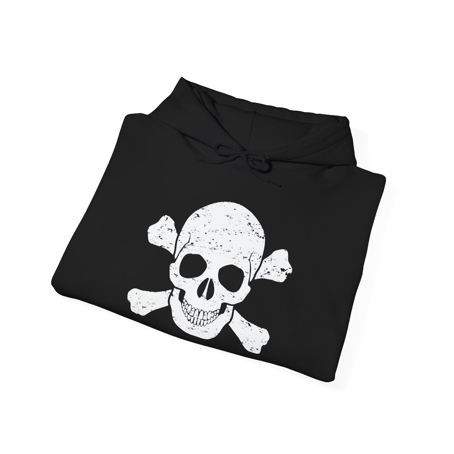 SKULL BONES - Premium Unisex Funny Sarcastic Black Hoodie Sweatshirt