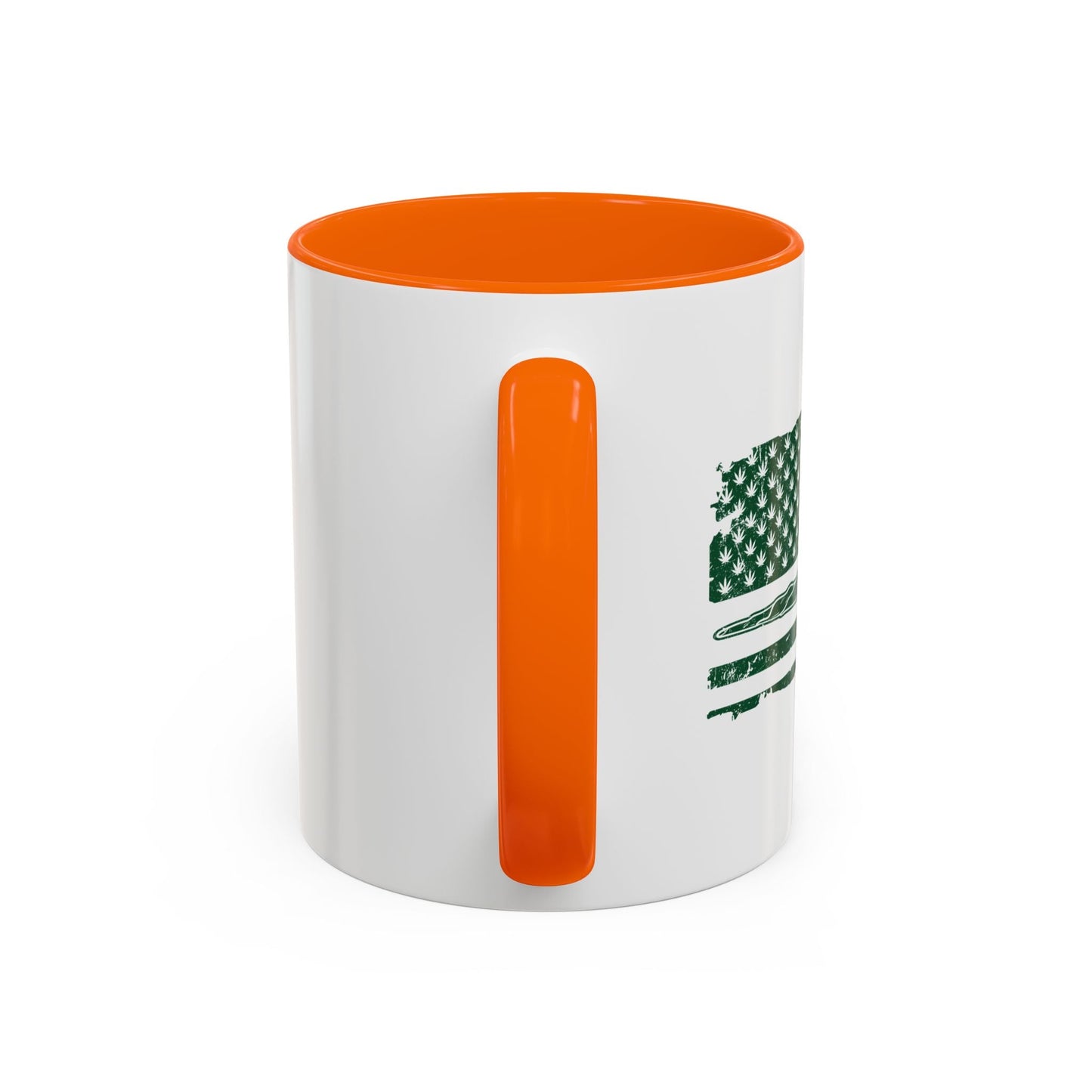 420 FLAG Accent BiColor Funny Sarcastic Mug