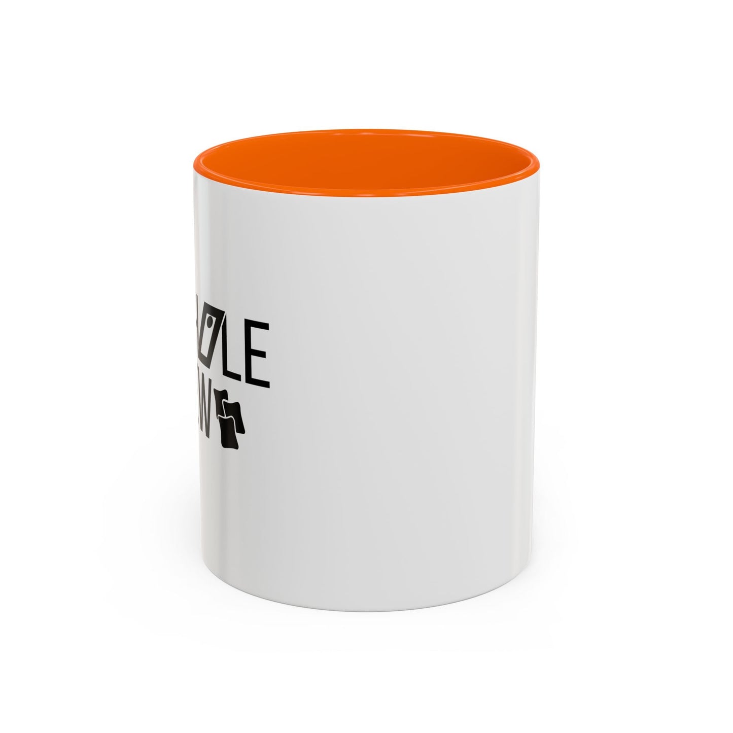 CORNHOLE CREW Accent BiColor Funny Sarcastic Mug