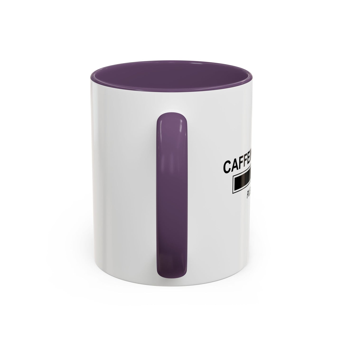 CAFFEINE LOADING Accent BiColor Funny Sarcastic Mug