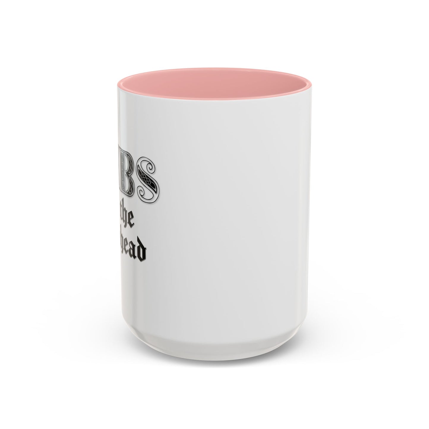 DIBS ON THE REDHEAD Accent BiColor Funny Sarcastic Mug