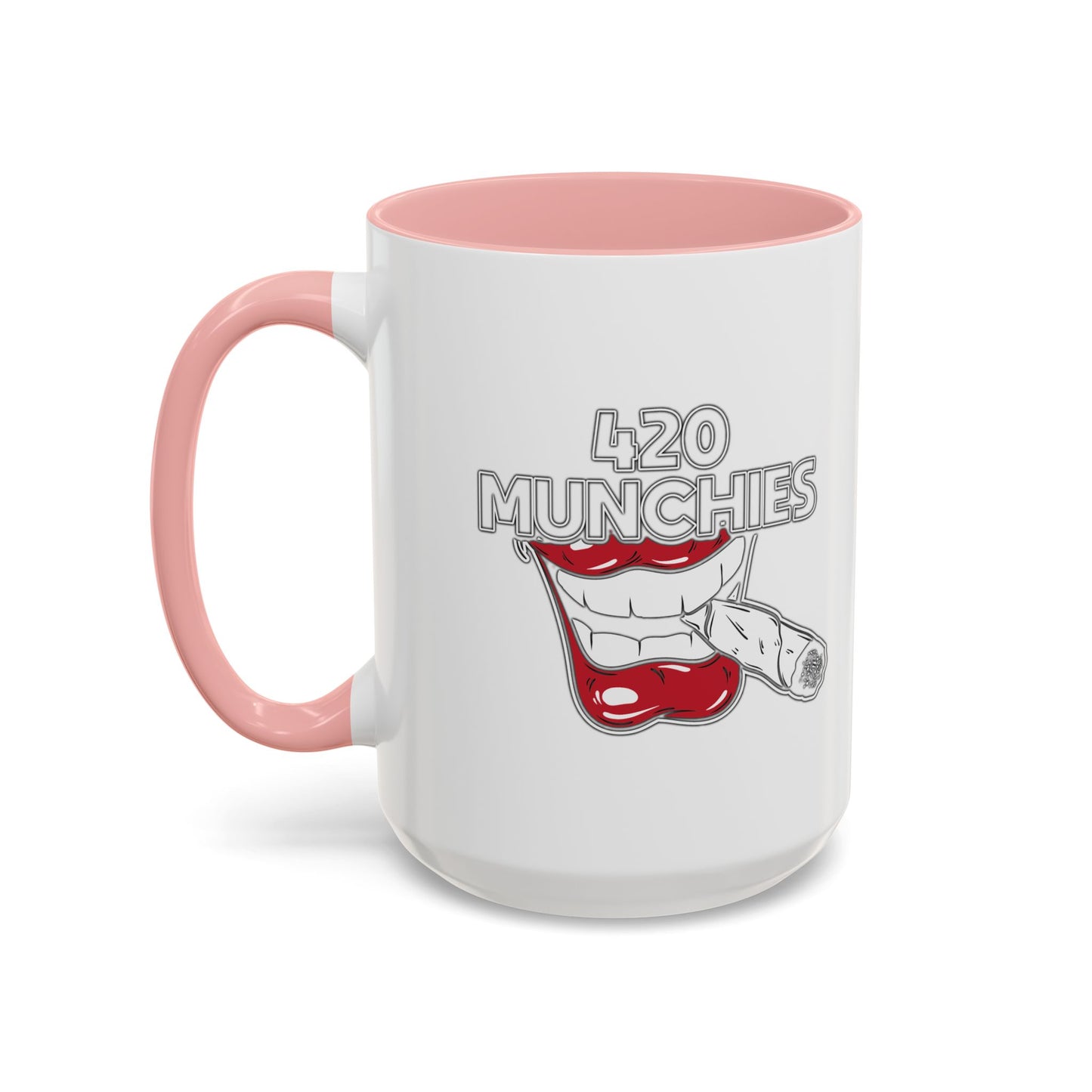 420 MUNCHIES Accent BiColor Funny Sarcastic Mug