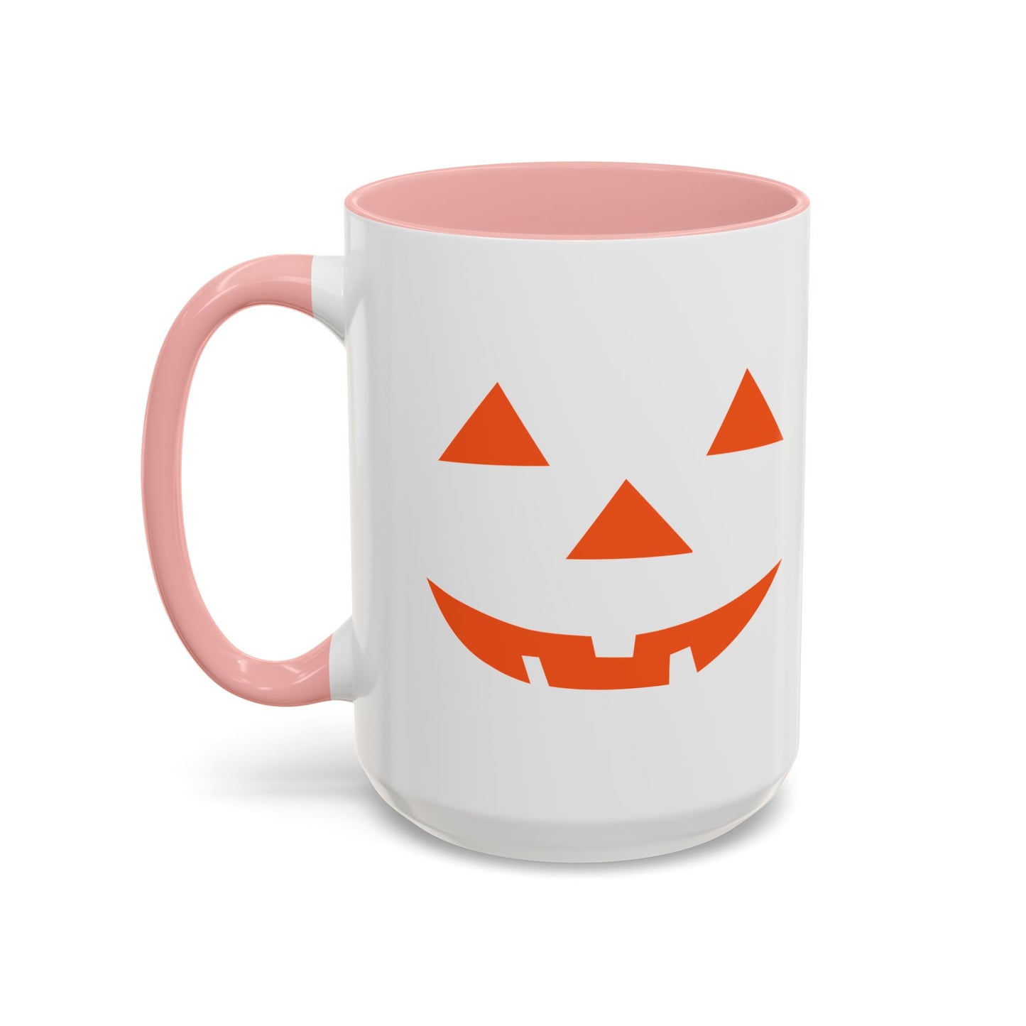 JACK O' LANTERN PUMPKIN HALLOWEEN EVIL SMILE Accent BiColor Funny Sarcastic Mug