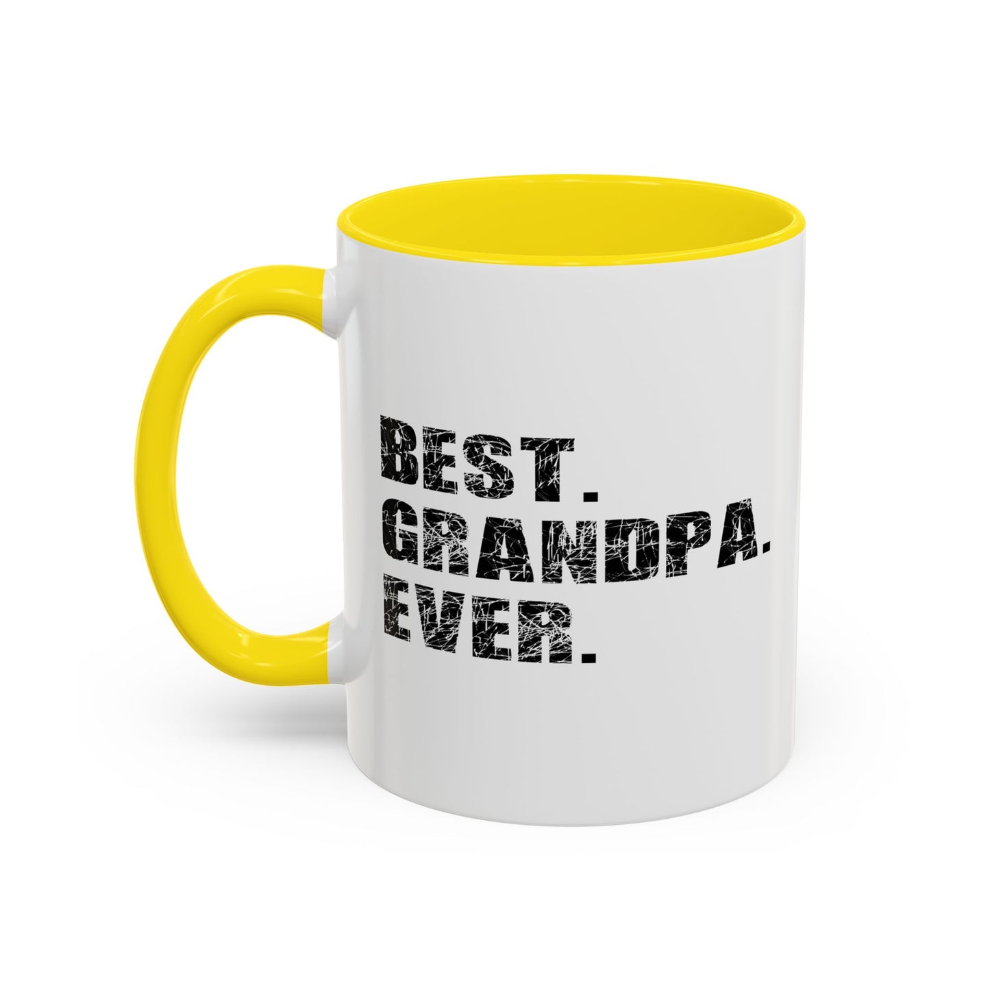 BEST. GRANDPA. EVER. Accent BiColor Funny Sarcastic Mug