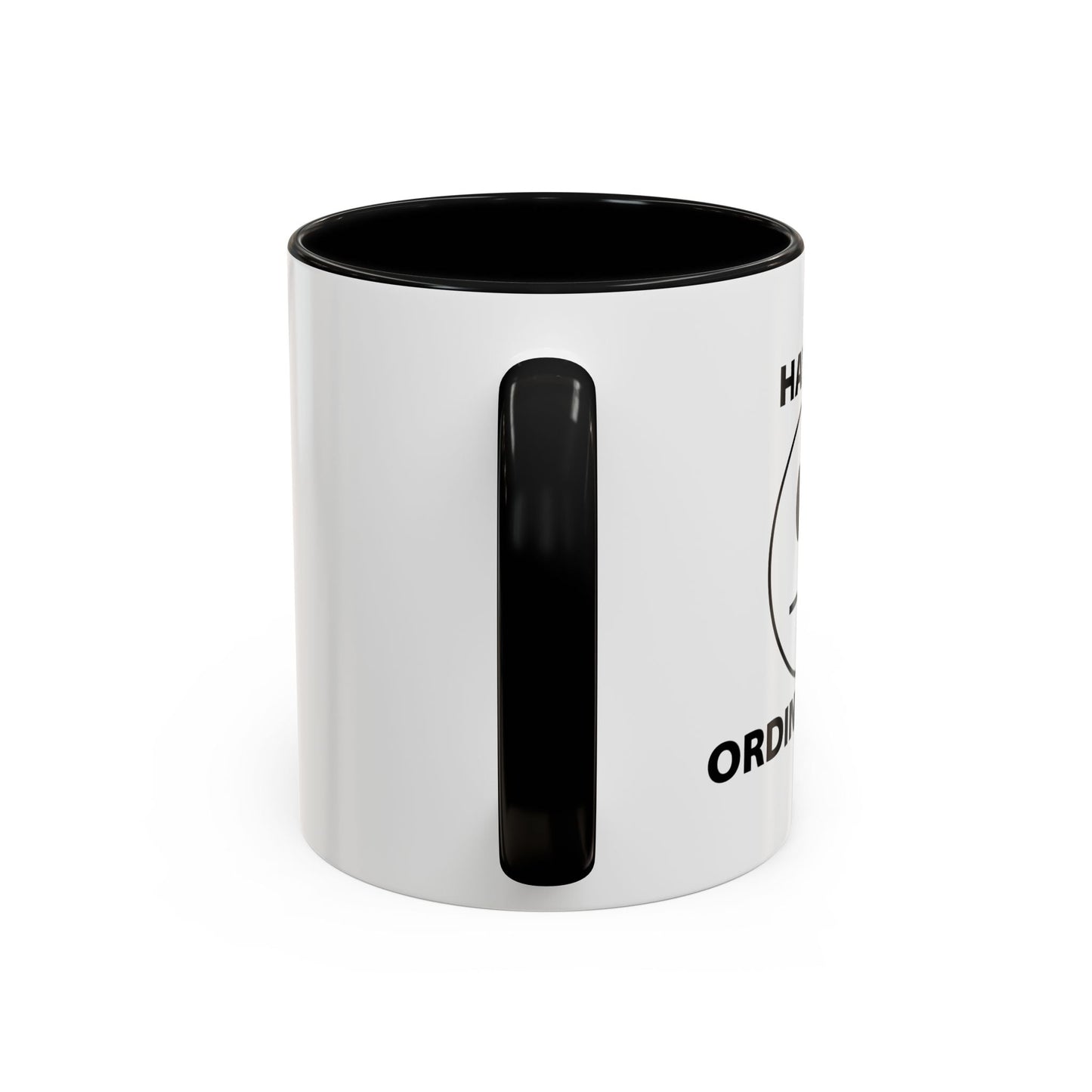 HAVE AN ORDINARY DAY! Accent BiColor Funny Sarcastic Mug