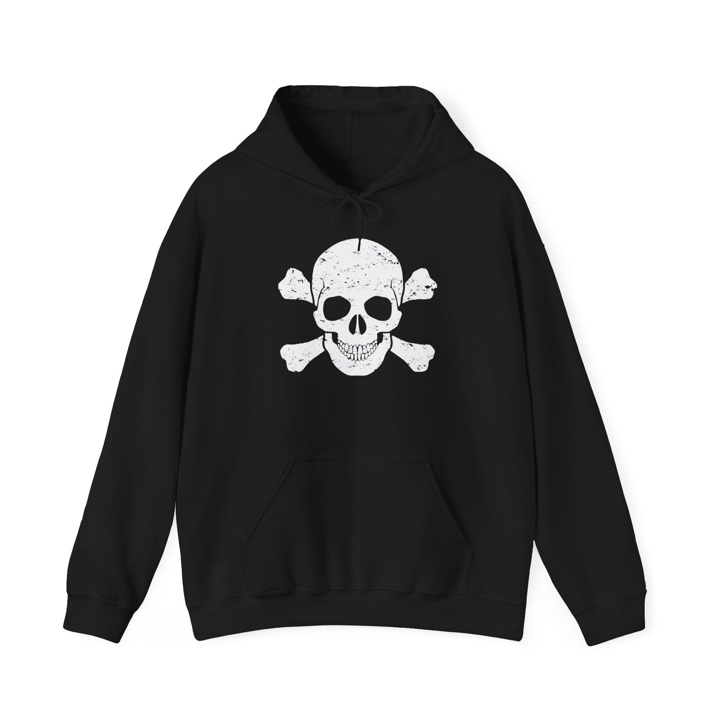 SKULL BONES - Premium Unisex Funny Sarcastic Black Hoodie Sweatshirt