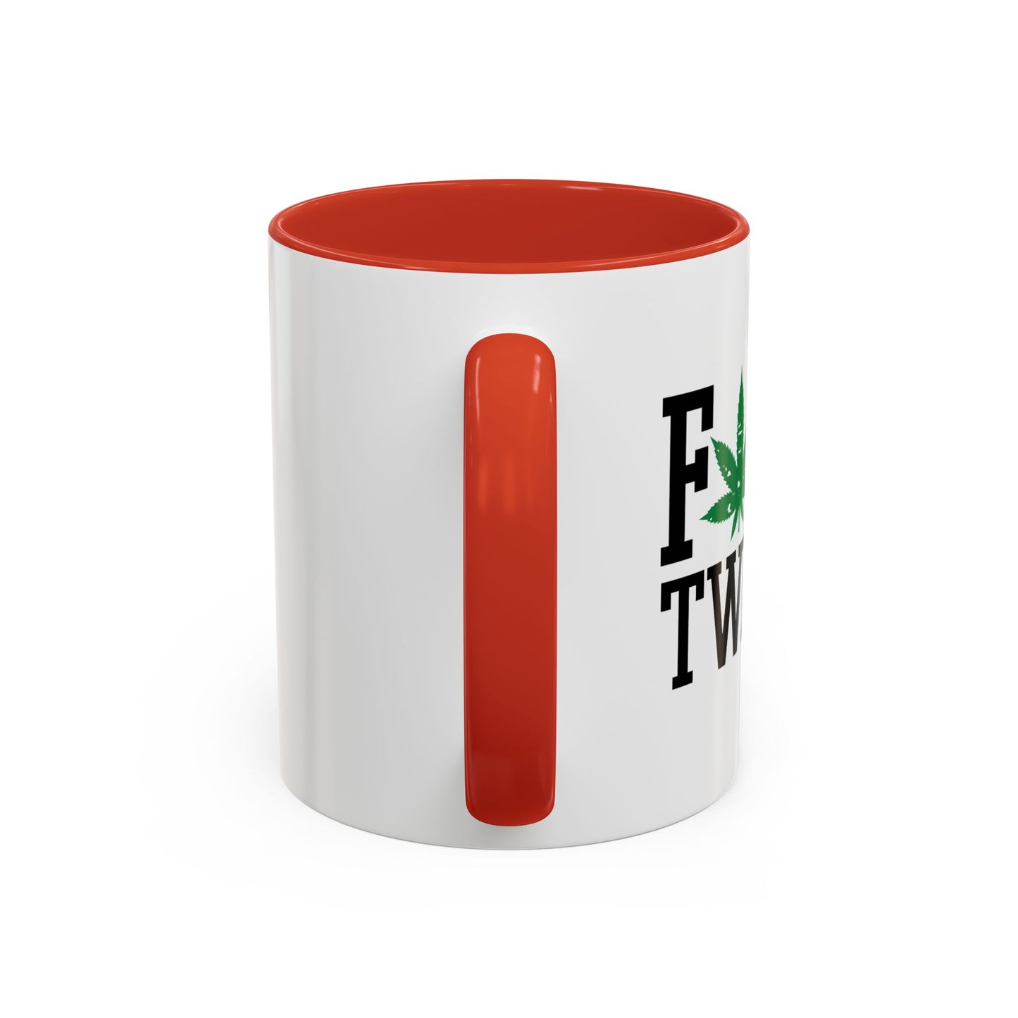 FOUR TWENTY LEAF Accent BiColor Funny Sarcastic Mug