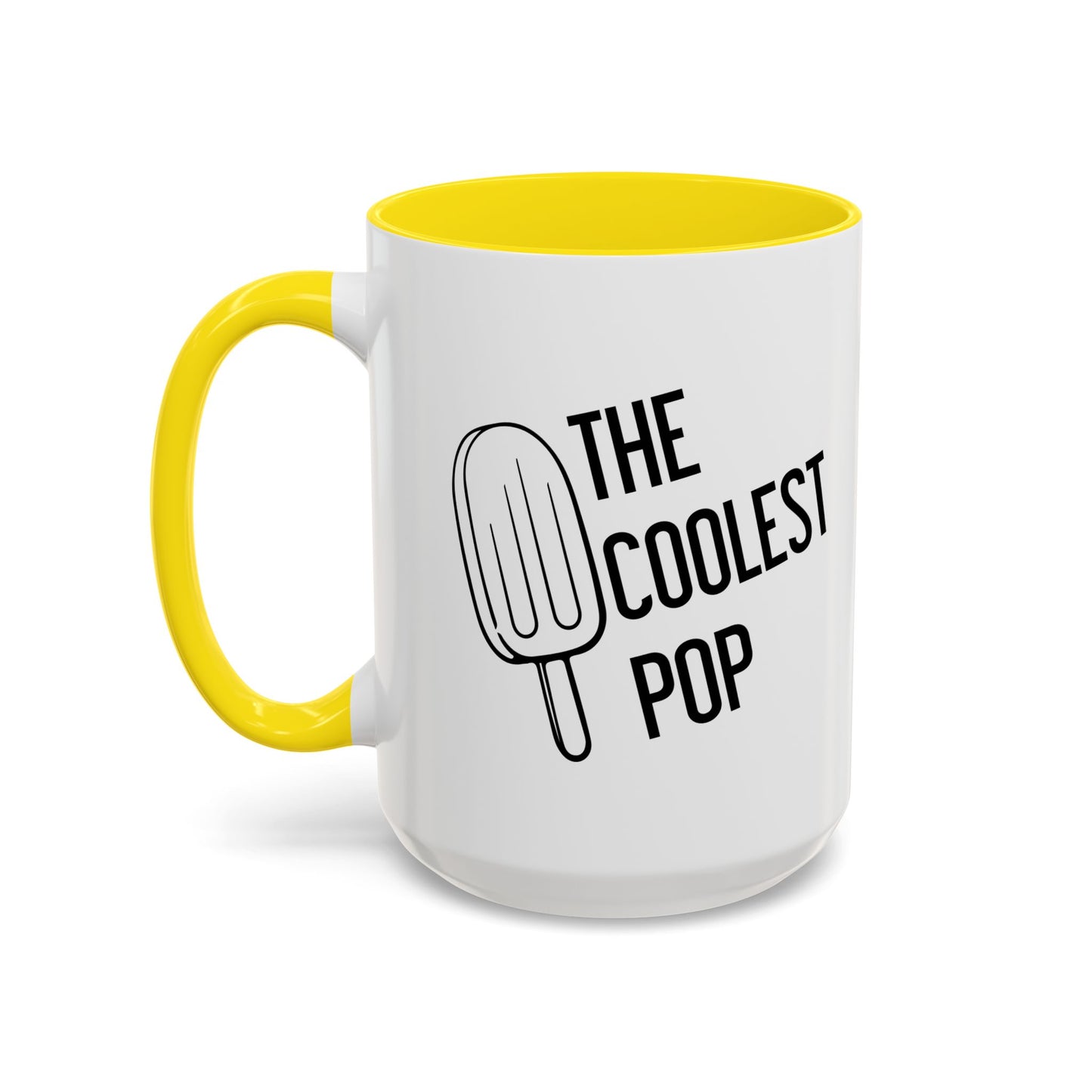 THE COOLEST POP Accent BiColor Funny Sarcastic Mug