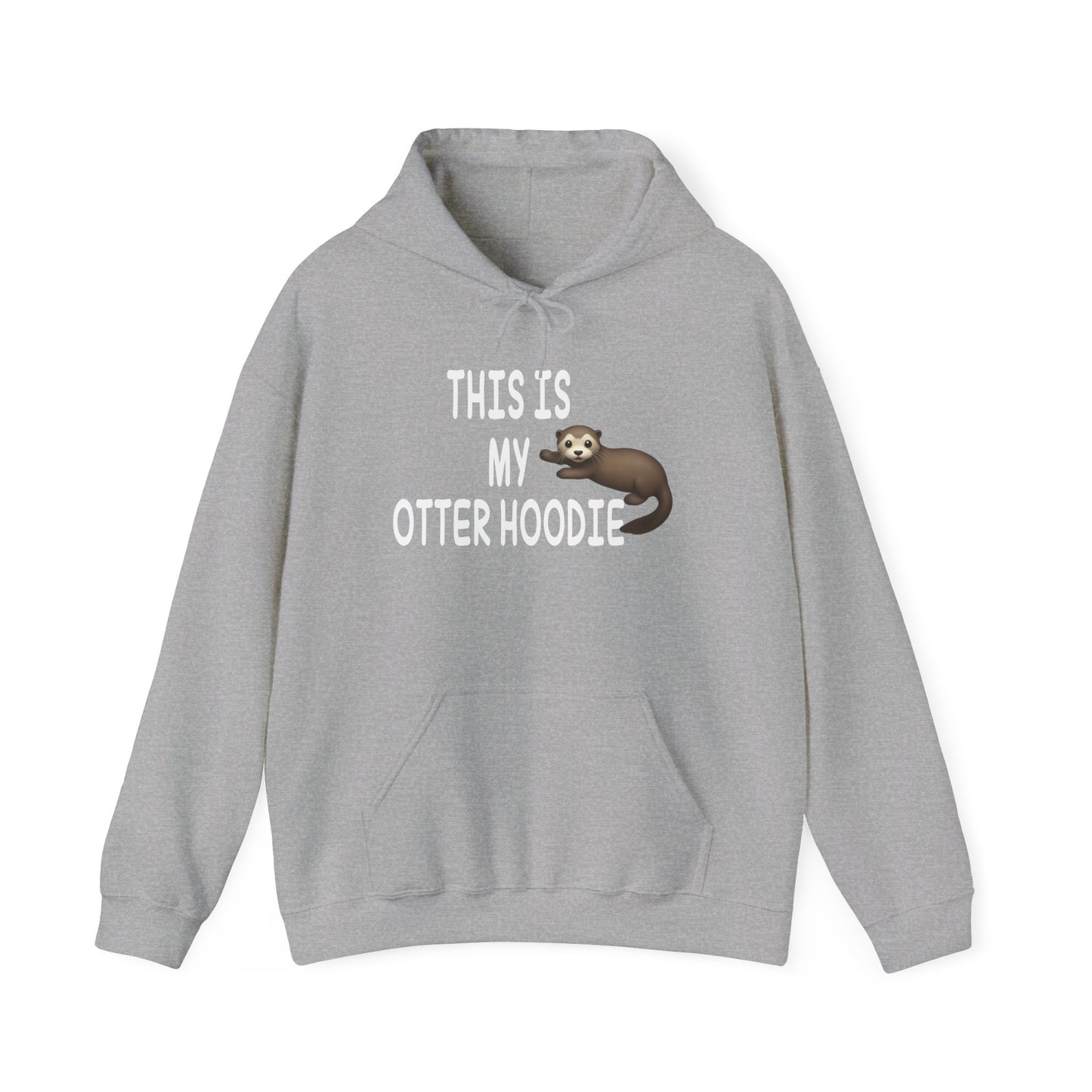 THIS IS MY OTTER HOODIE - Premium Unisex Funny Sarcastic Black Hoodie Sweatshirt