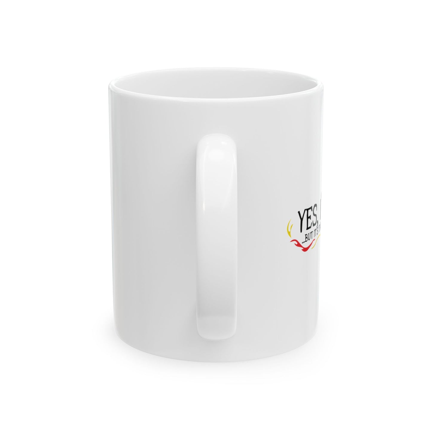 YES, I'M EVIL FUNNY SARCASTIC WHITE MUG