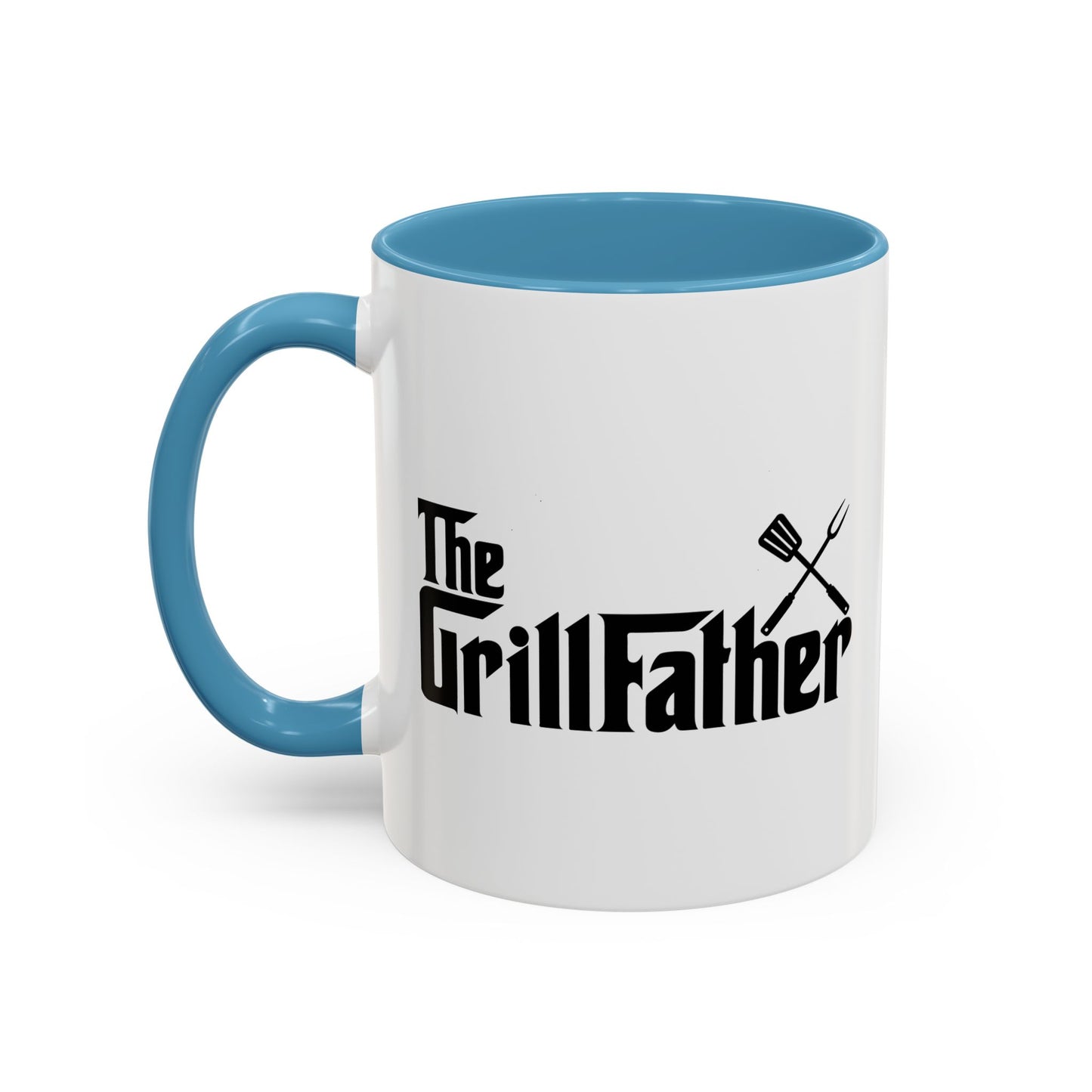 THE GRILLFATHER Accent BiColor Funny Sarcastic Mug