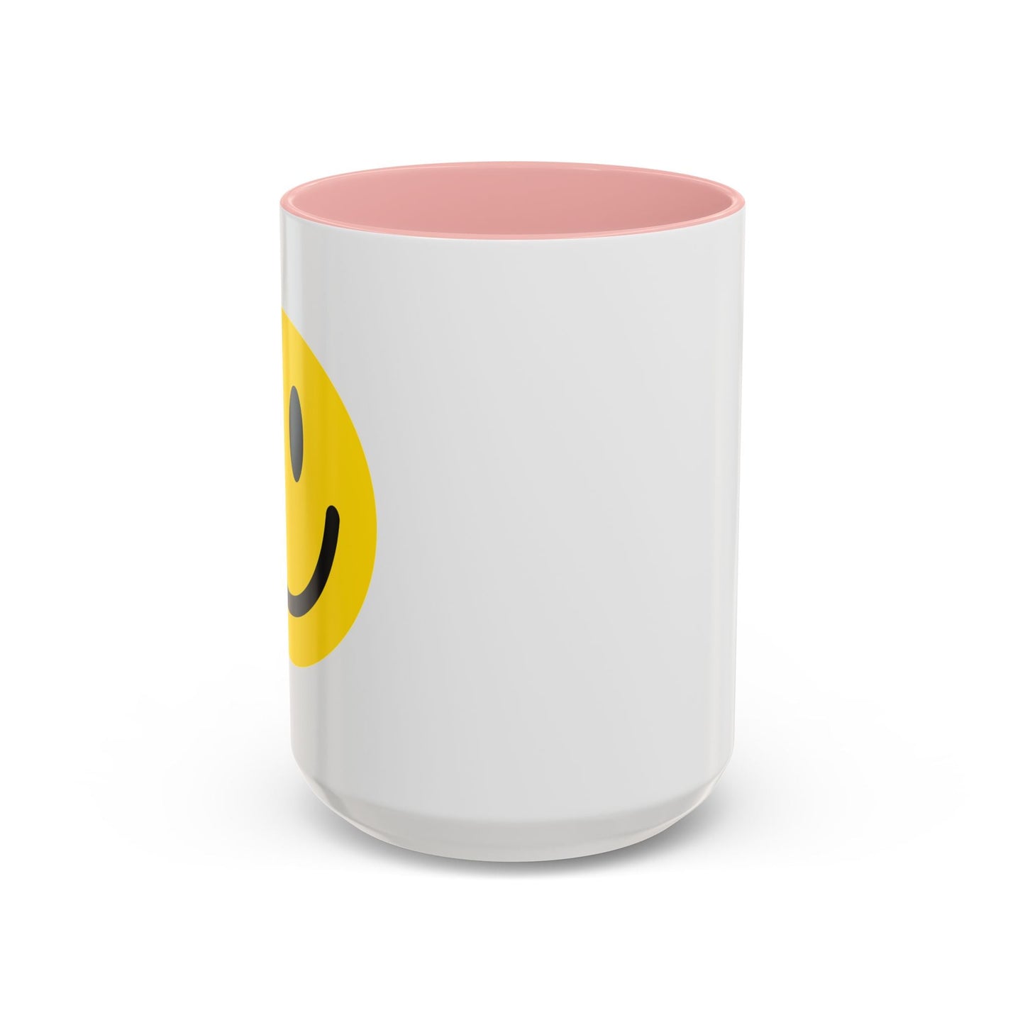 SMILE FACE Accent BiColor Funny Sarcastic Mug