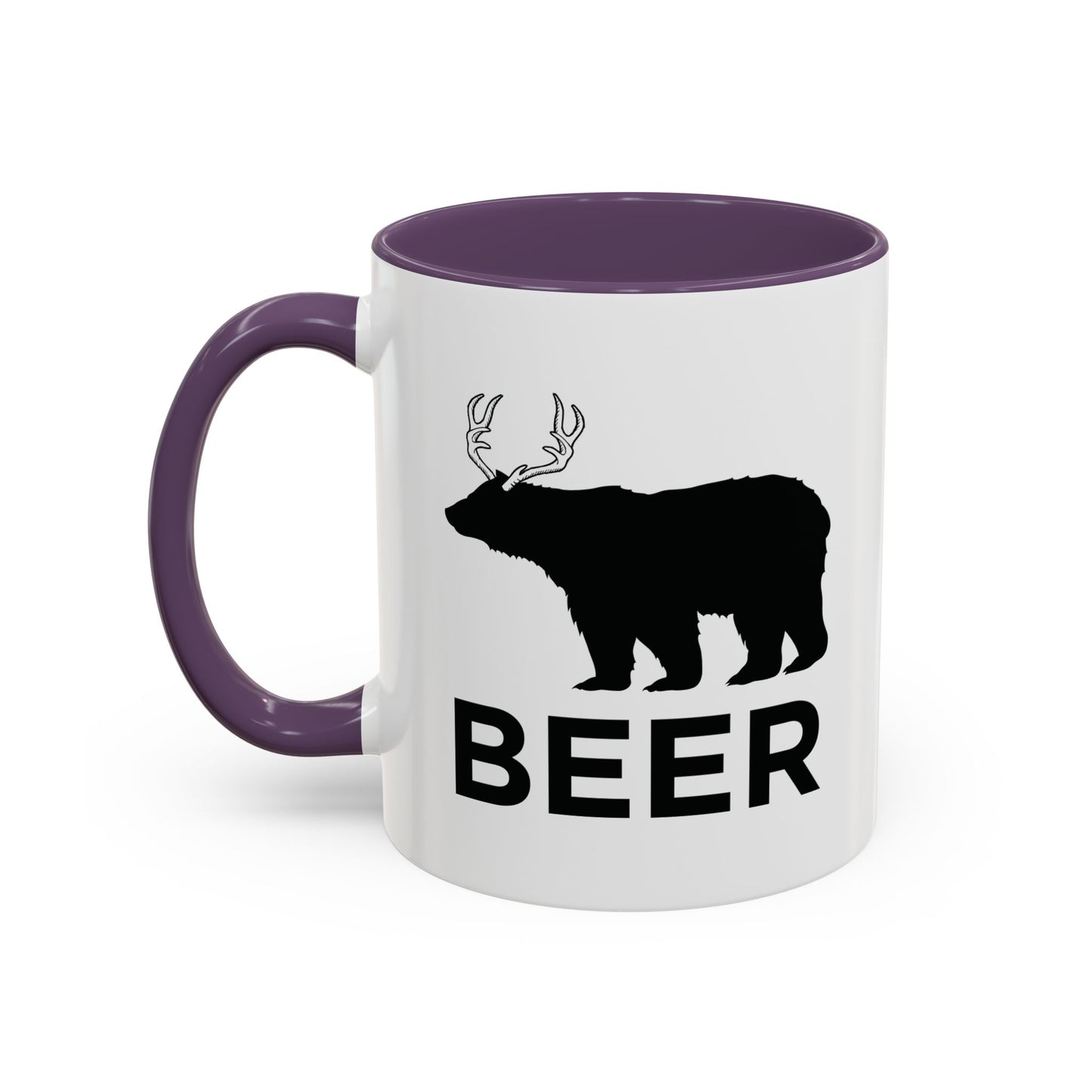 BEER ANIMAL Accent BiColor Funny Sarcastic Mug