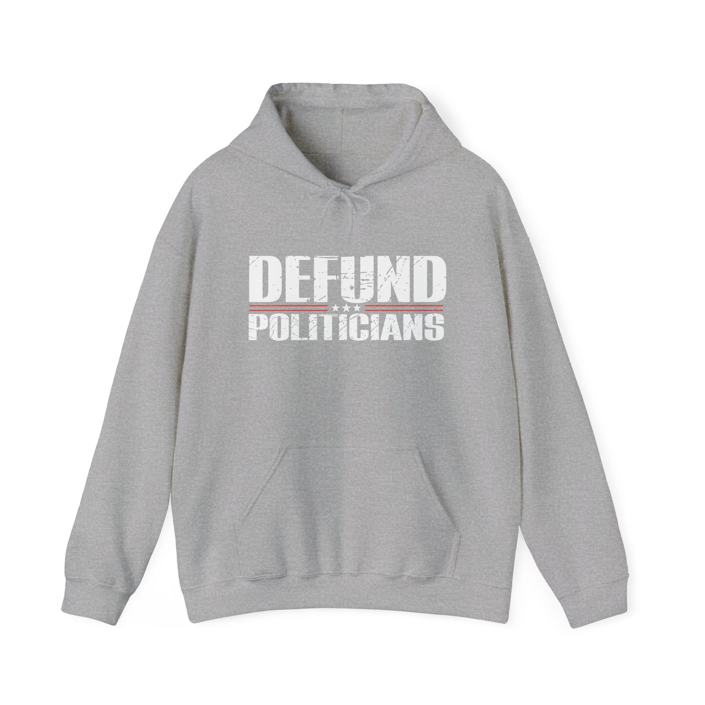 DEFUND POLITICIANS - Premium Unisex Funny Sarcastic Black Hoodie Sweatshirt