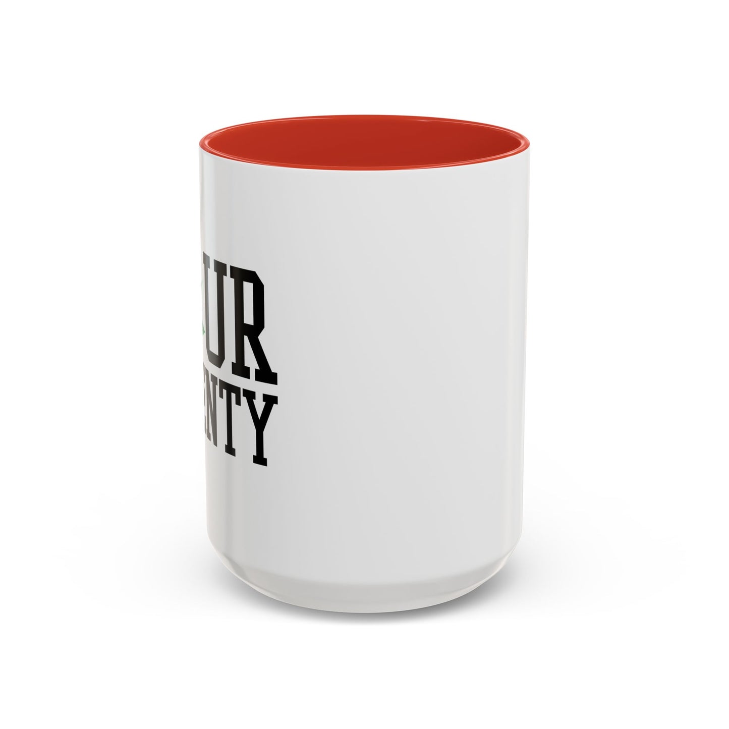 FOUR TWENTY LEAF Accent BiColor Funny Sarcastic Mug