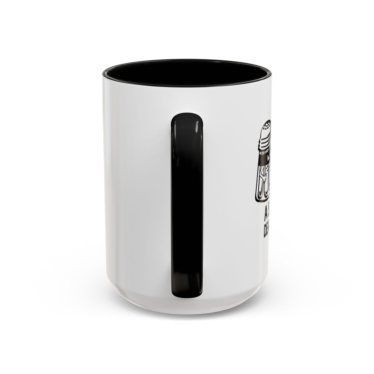 A SALT WITH A DEADLY WEAPON Accent BiColor Funny Sarcastic Mug