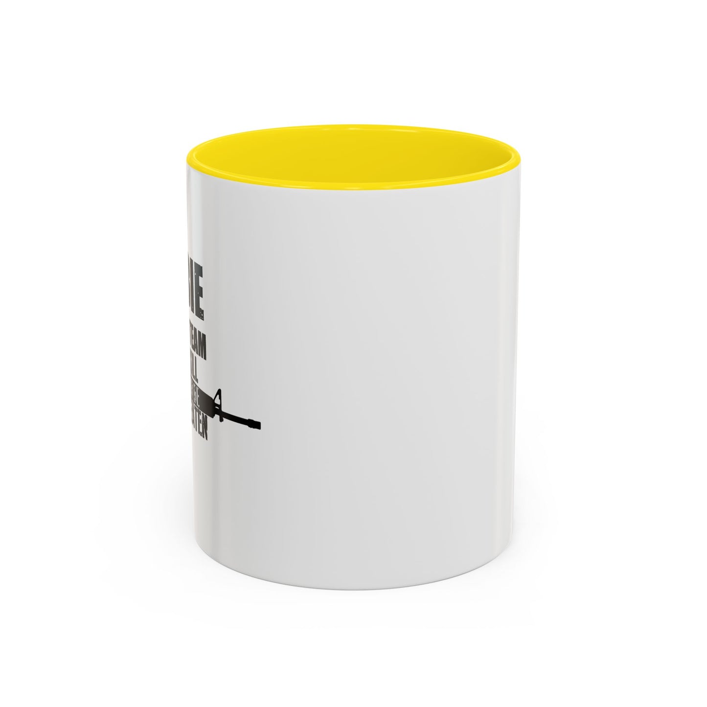 ZOMBIE RESPONSE TEAM Accent BiColor Funny Sarcastic Mug