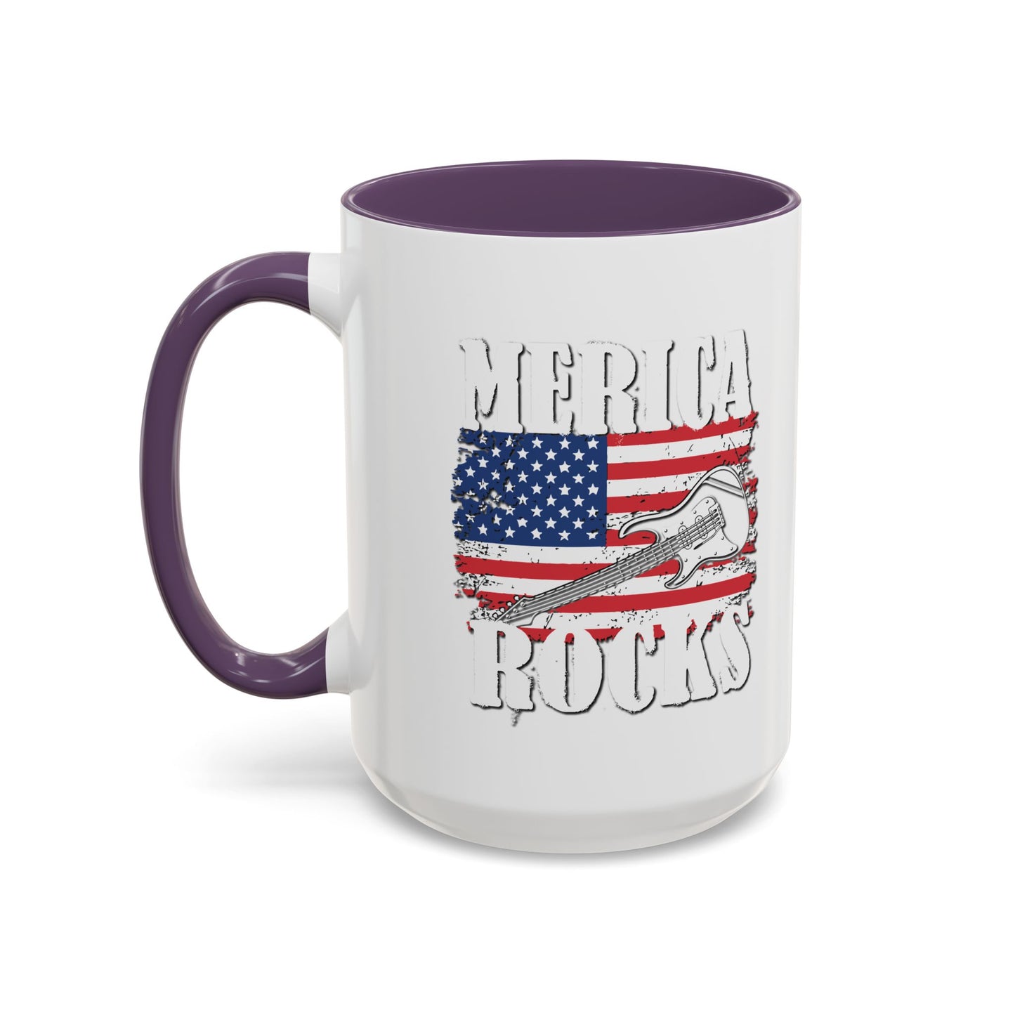 MERICA ROCKS Accent BiColor  Mug