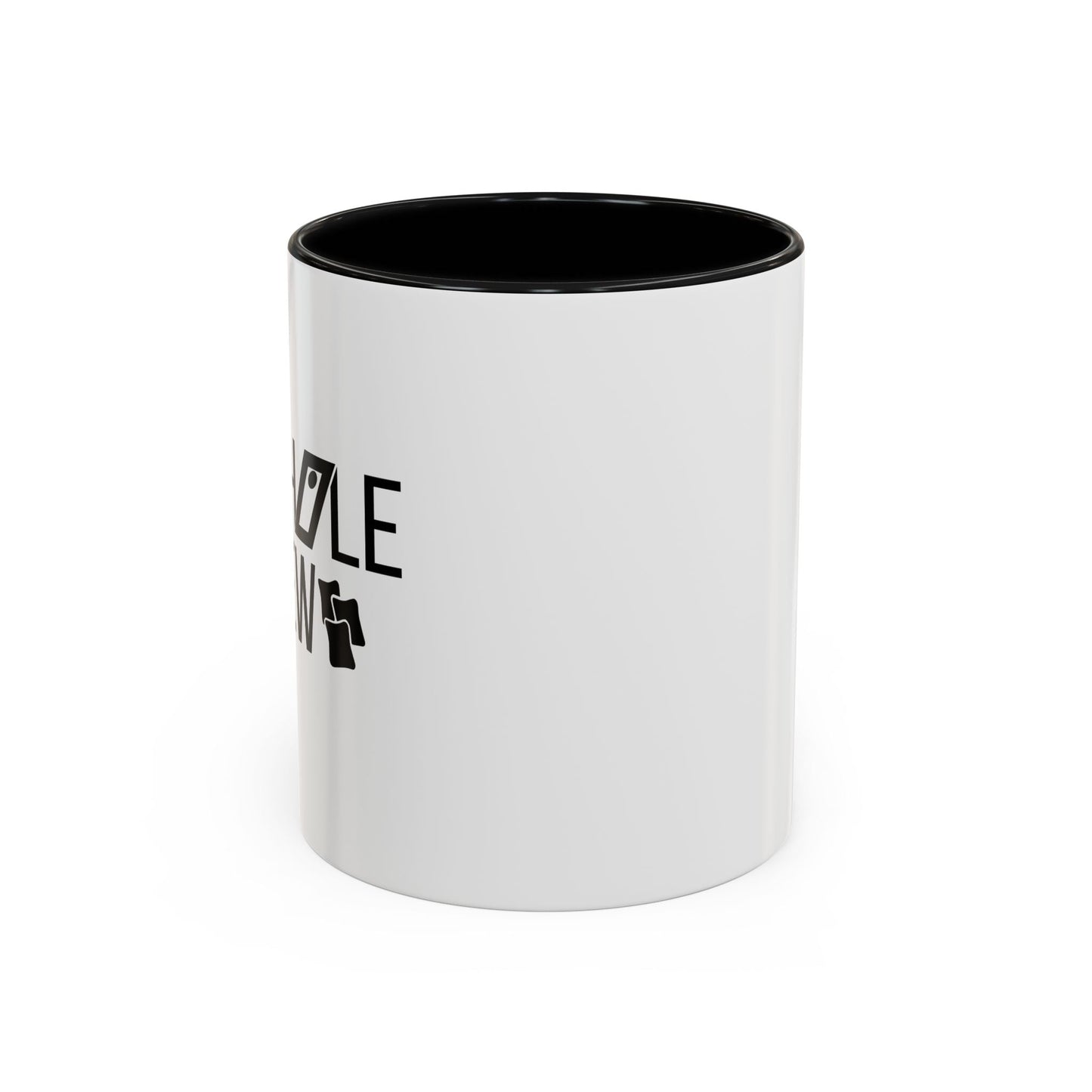 CORNHOLE CREW Accent BiColor Funny Sarcastic Mug