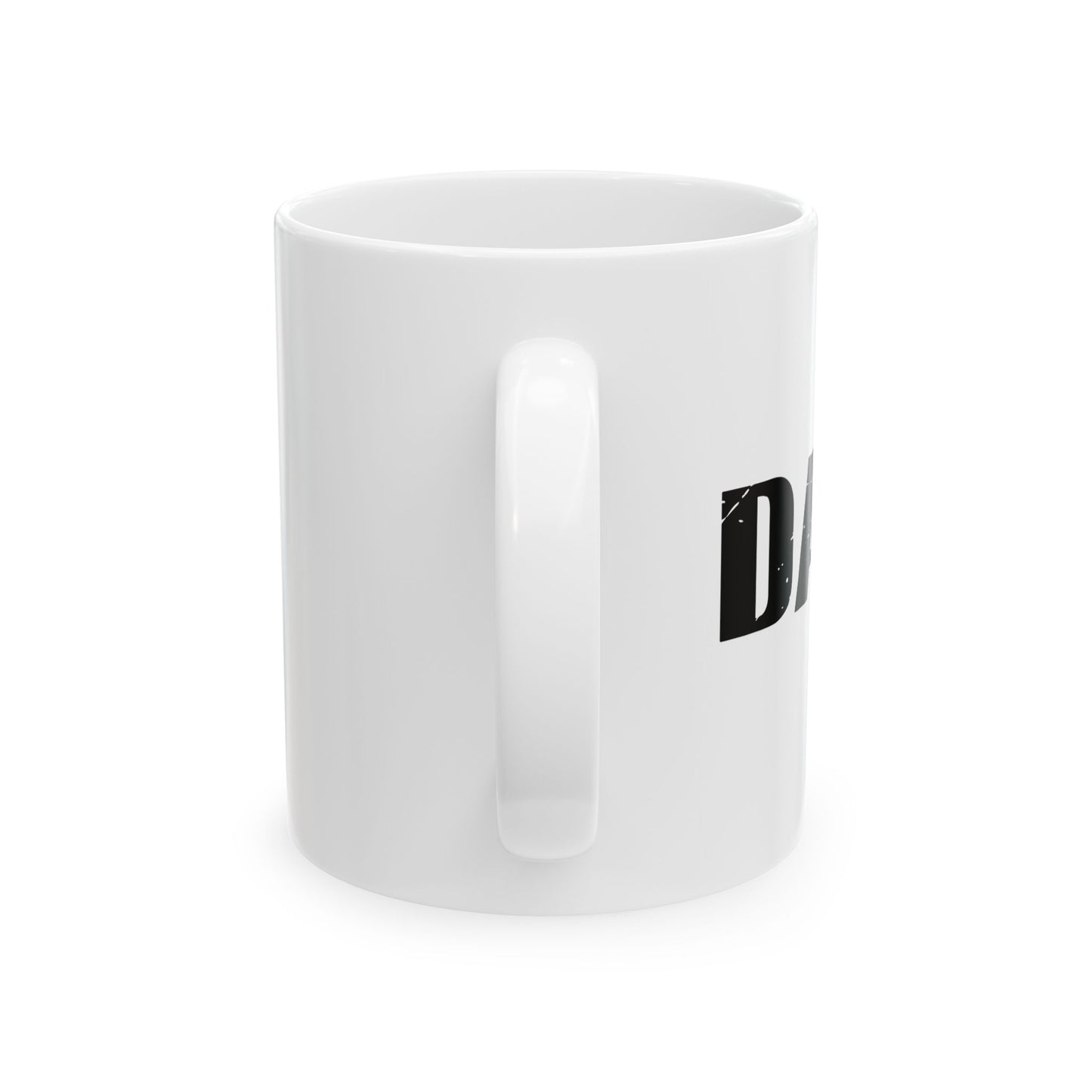 DAD 3 FUNNY SARCASTIC WHITE MUG