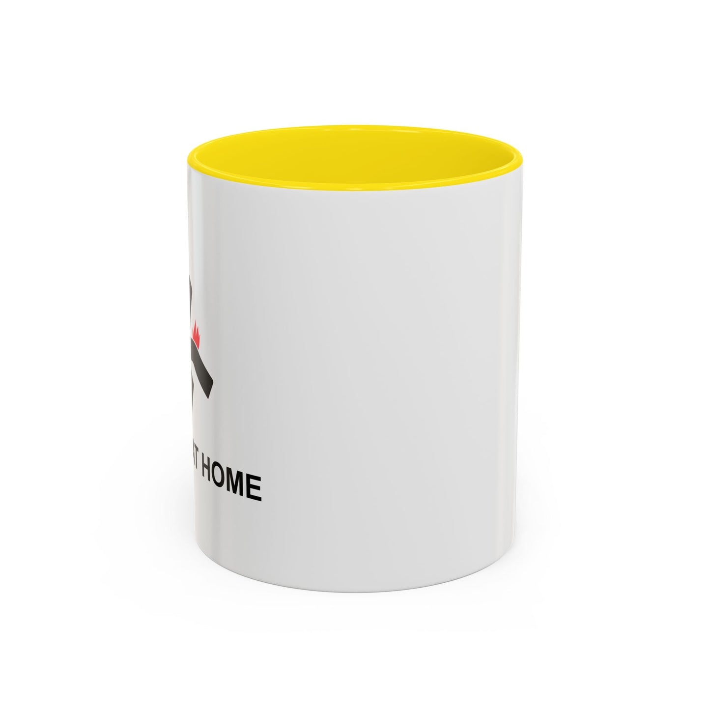 I TRIED IT AT HOME Accent BiColor Funny Sarcastic Mug