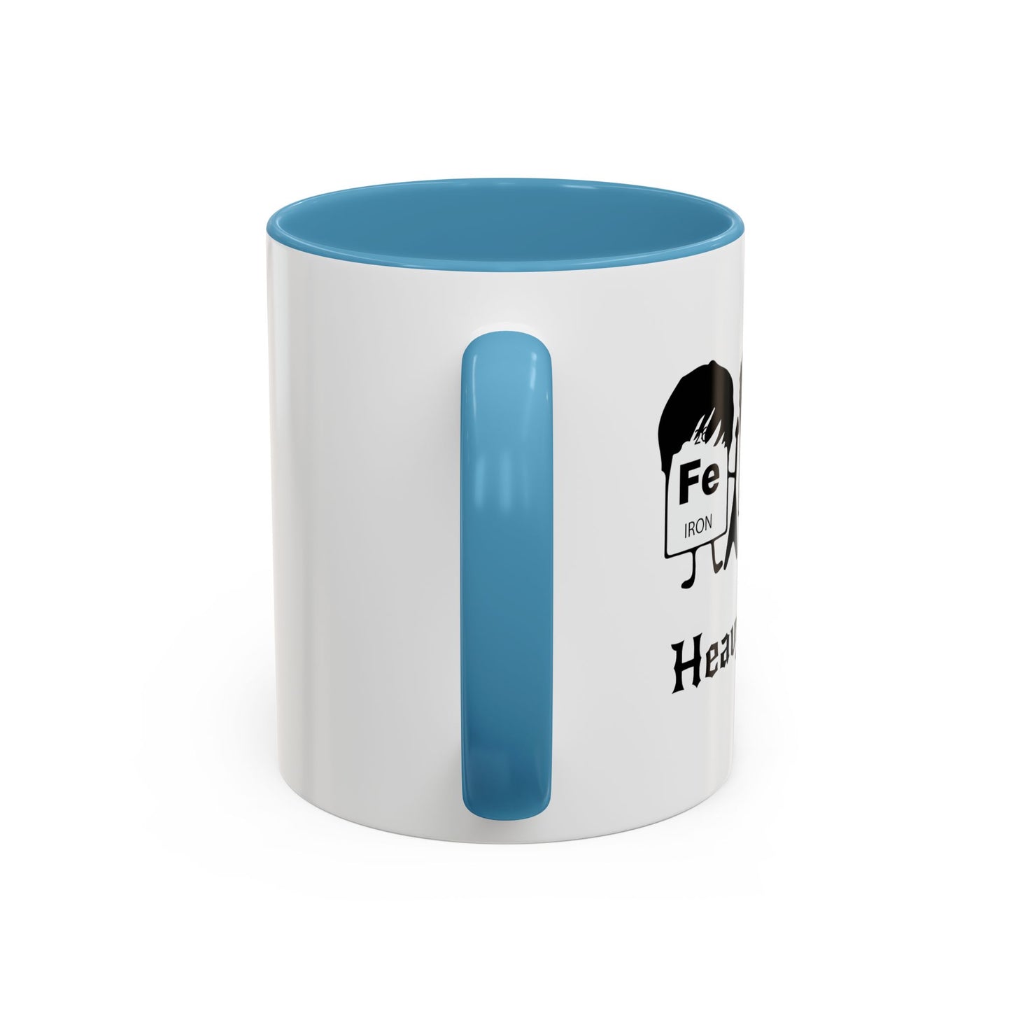 HEAVY METALS Accent BiColor Funny Sarcastic Mug