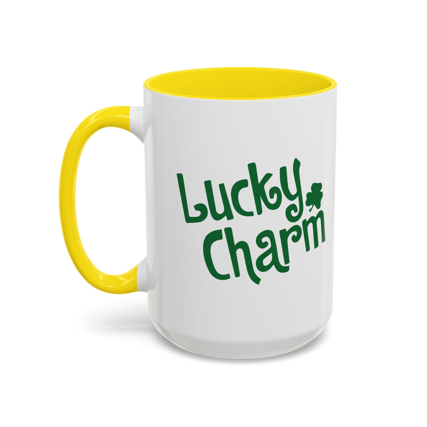 LUCKY CHARM Accent BiColor Funny Sarcastic Mug