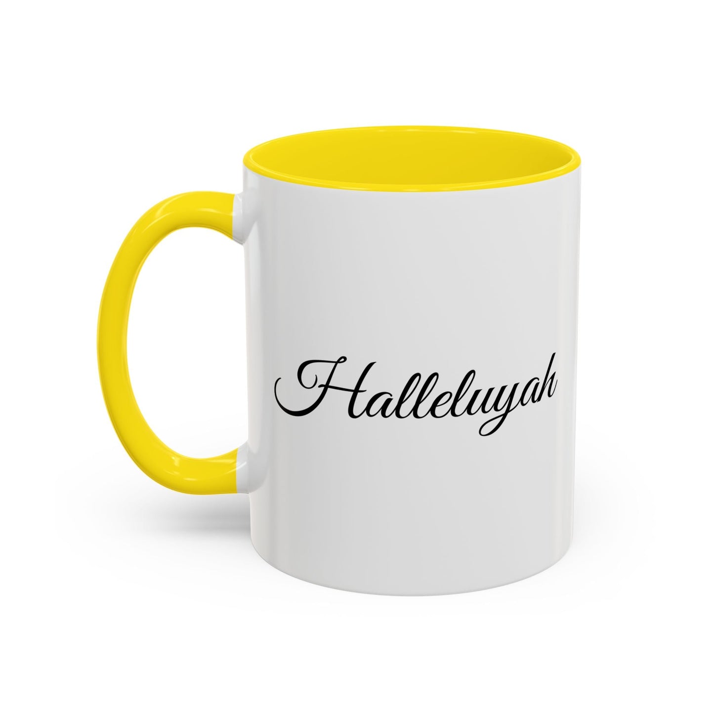 Halleluyah Accent BiColor Funny Sarcastic Mug