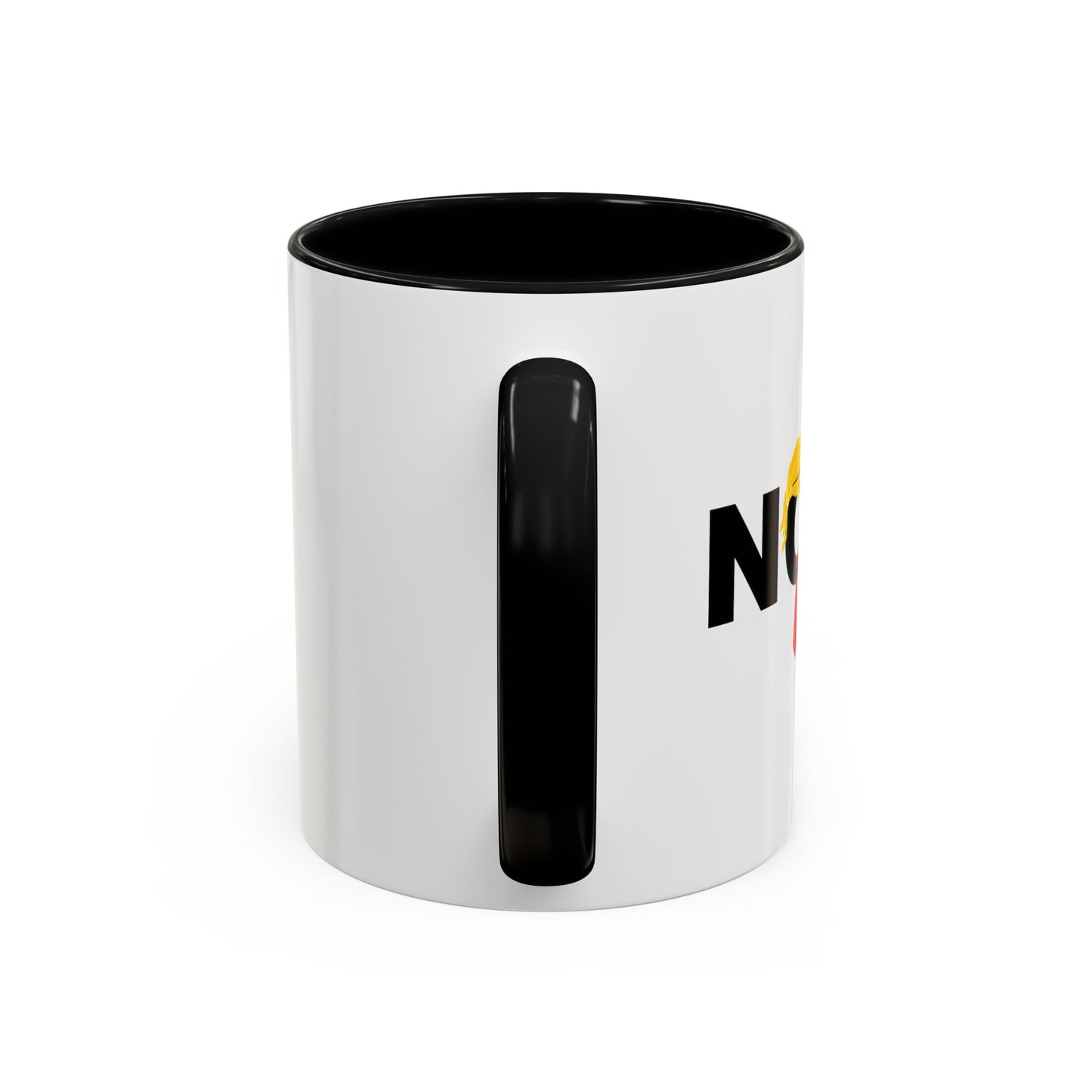 NOPE NOT AGAIN Accent BiColor Funny Sarcastic Mug