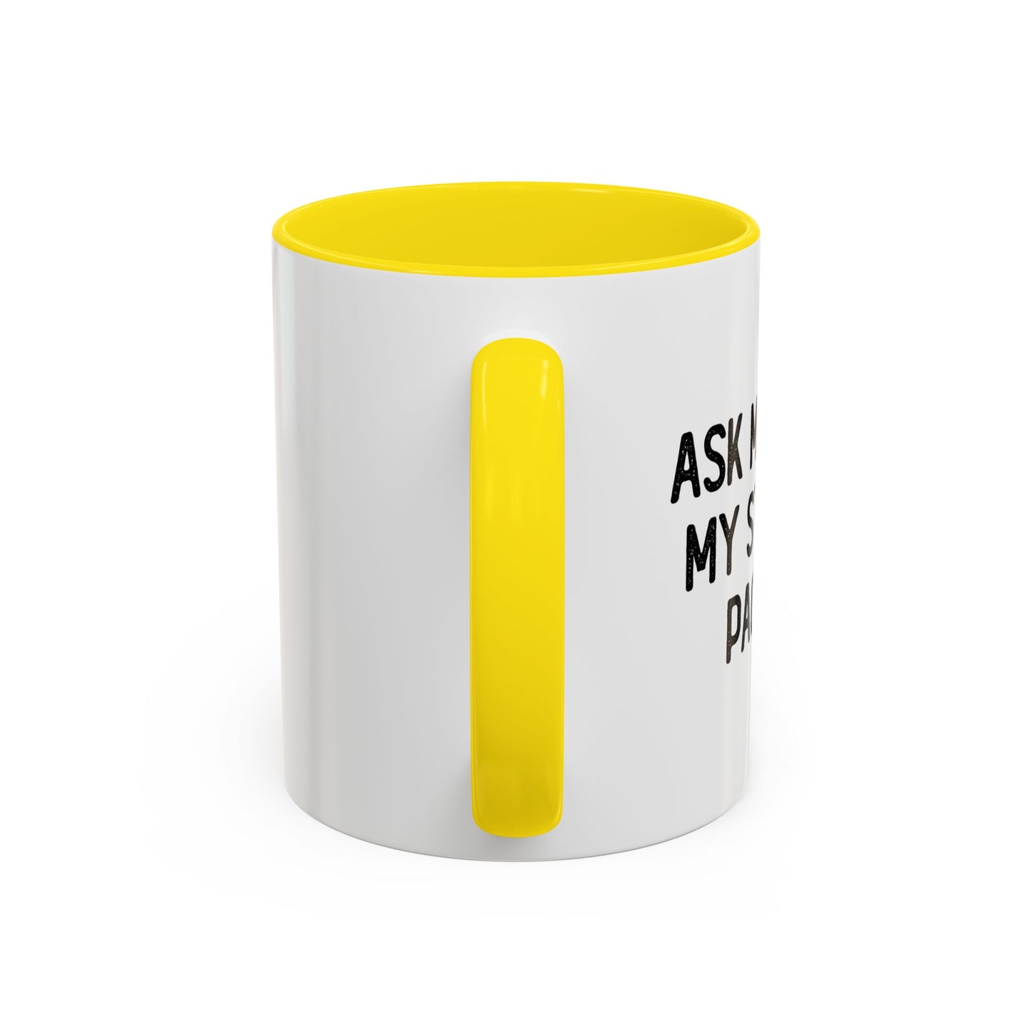 MY STIMULUS PACKAGE Accent BiColor Funny Sarcastic Mug