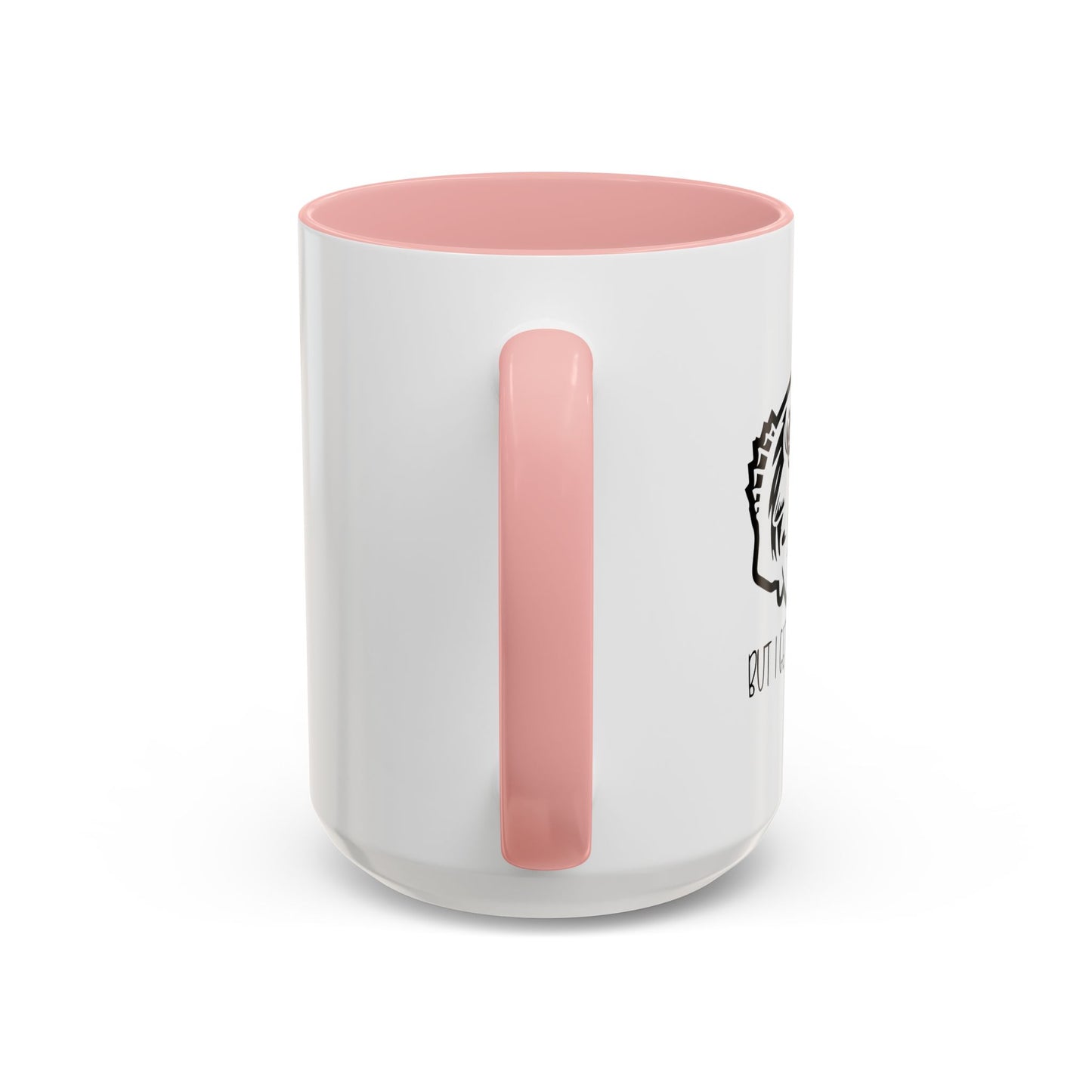 FISHING IT'S LIKE YOGA Accent BiColor Funny Sarcastic Mug