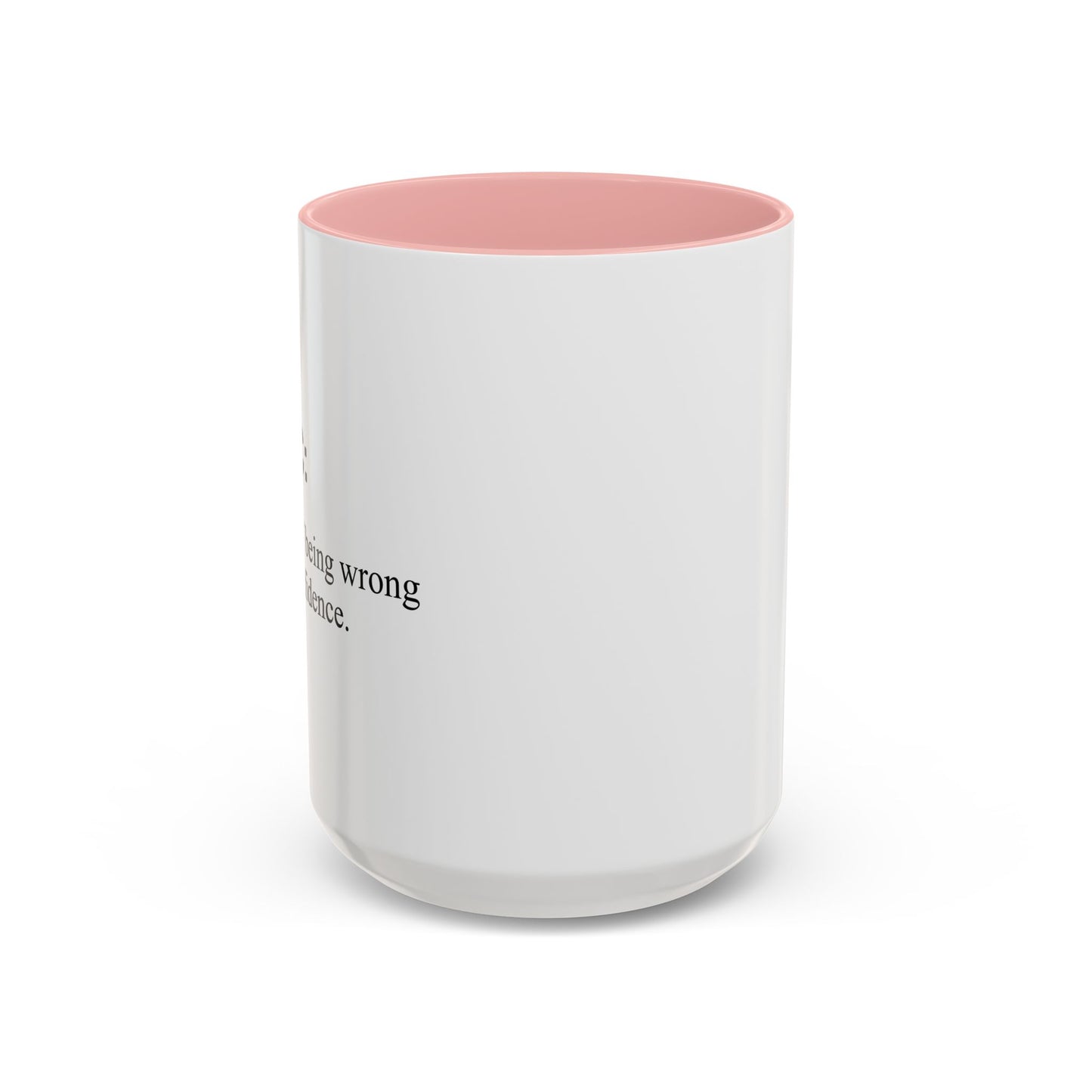 LOGIC n. Accent BiColor Funny Sarcastic Mug