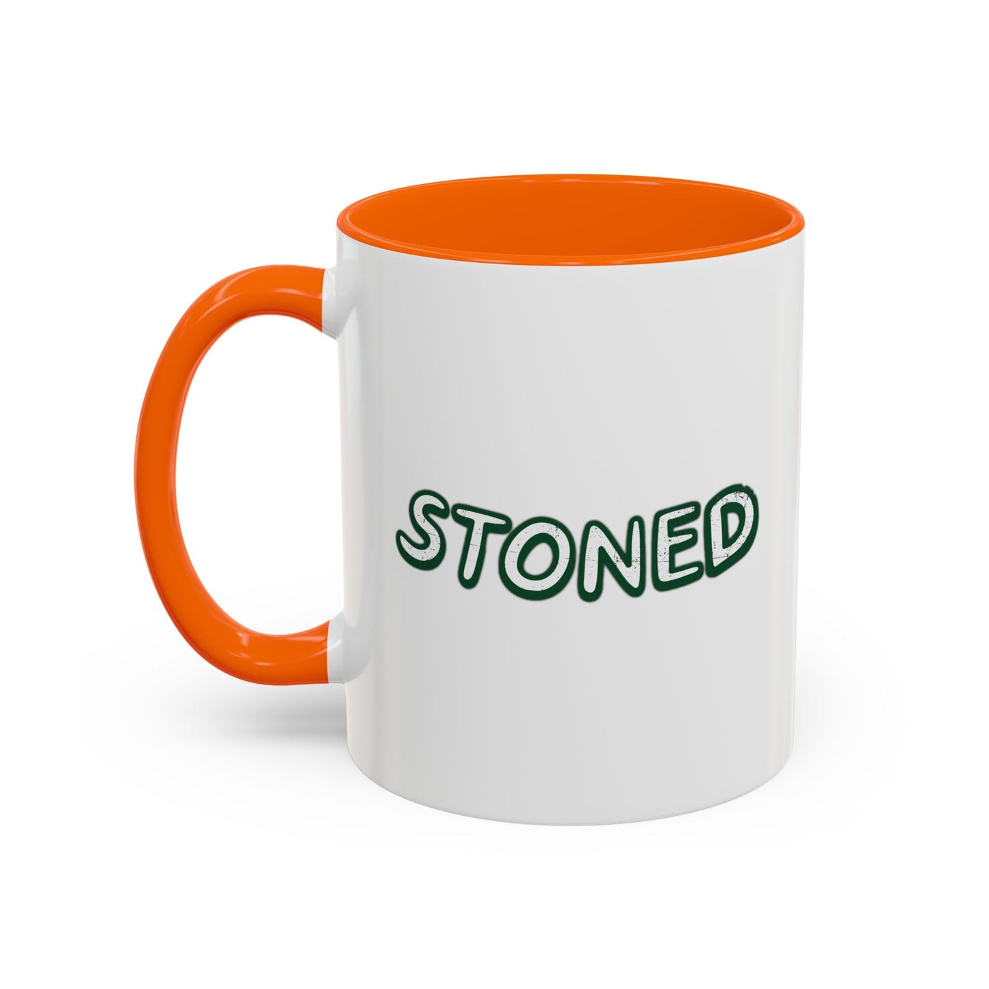 STONED Accent BiColor Funny Sarcastic Mug