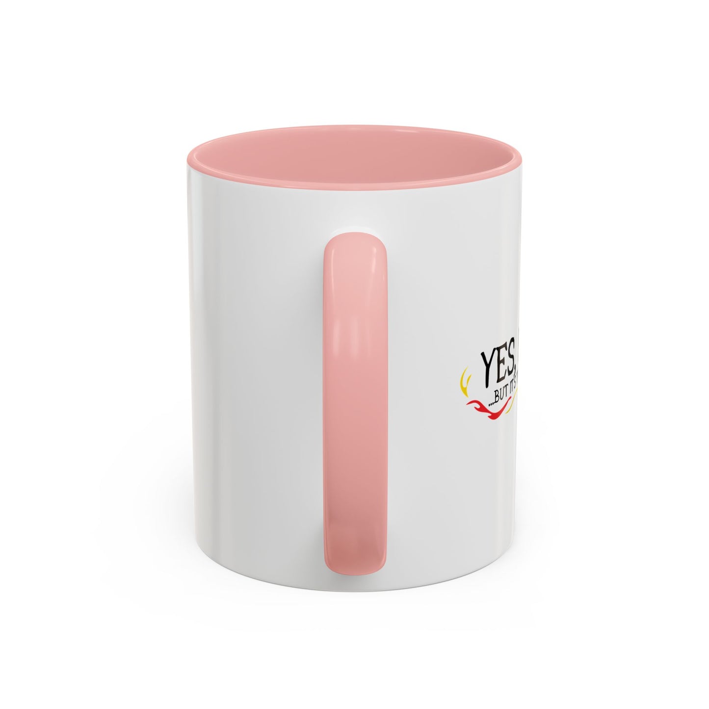 YES, I'M EVIL Accent BiColor Funny Sarcastic Mug