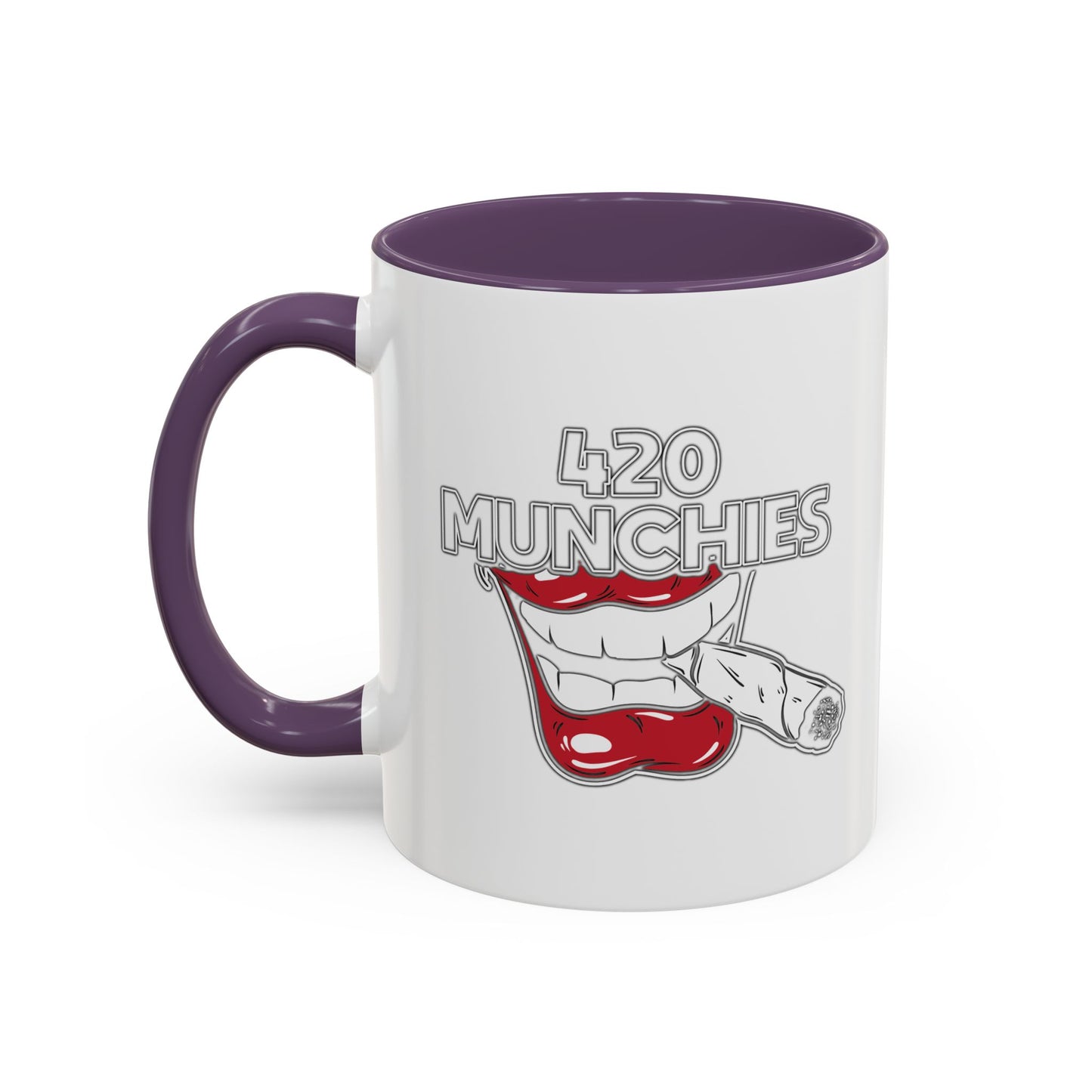 420 MUNCHIES Accent BiColor Funny Sarcastic Mug