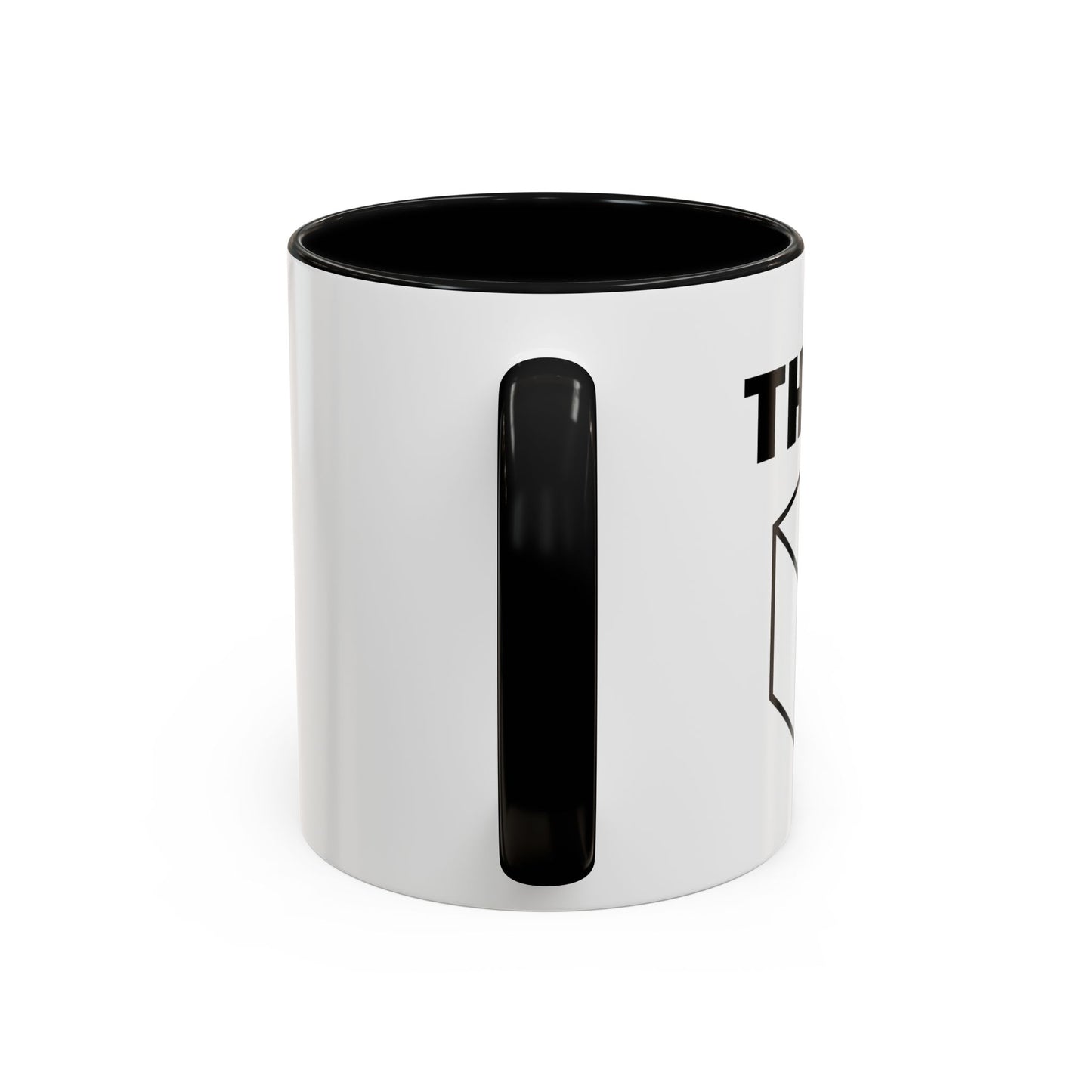 THINK Accent BiColor Funny Sarcastic Mug