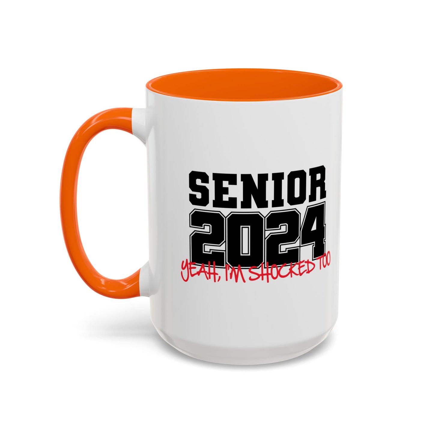 SENIOR 2024 Accent BiColor Funny Sarcastic Mug