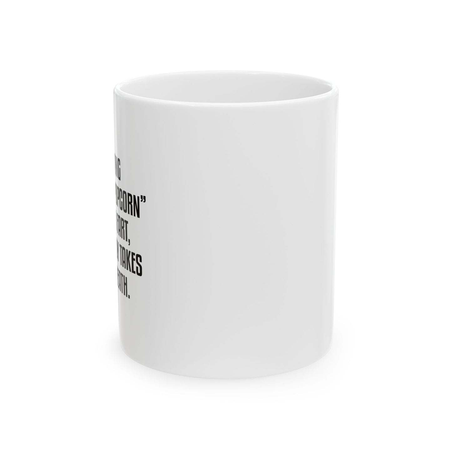 DO I SMELL POPCORN FUNNY SARCASTIC WHITE MUG